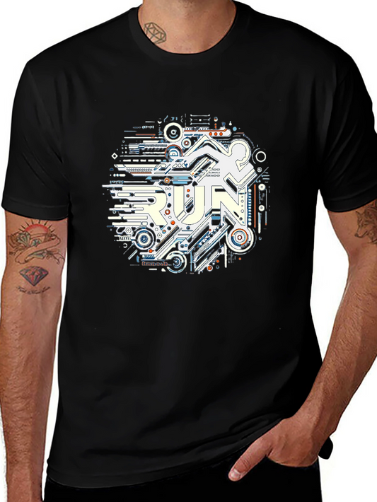 Tech Run T-Shirt - Circuit Board Runner