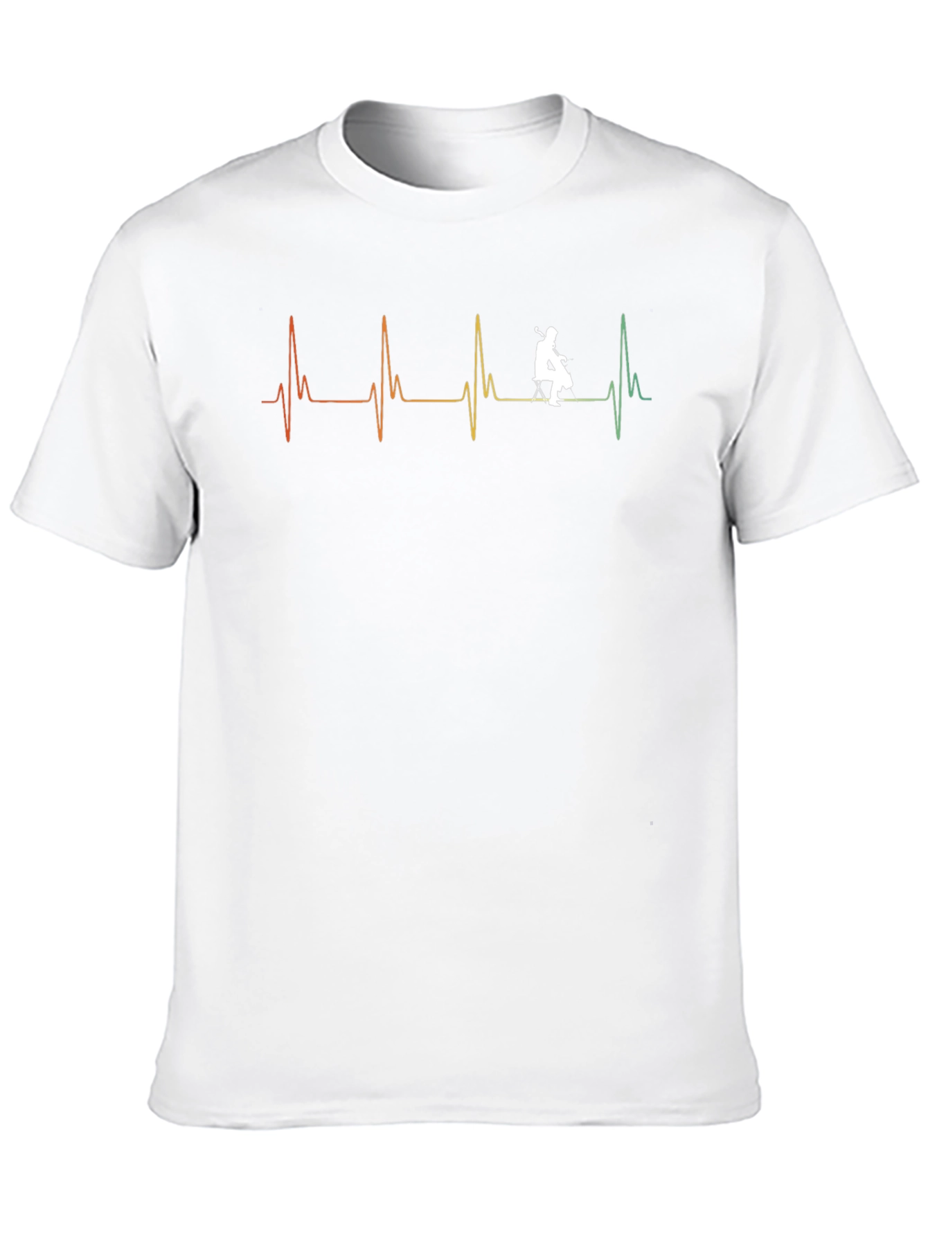 Cello Heartbeat T-Shirt - Musical Passion