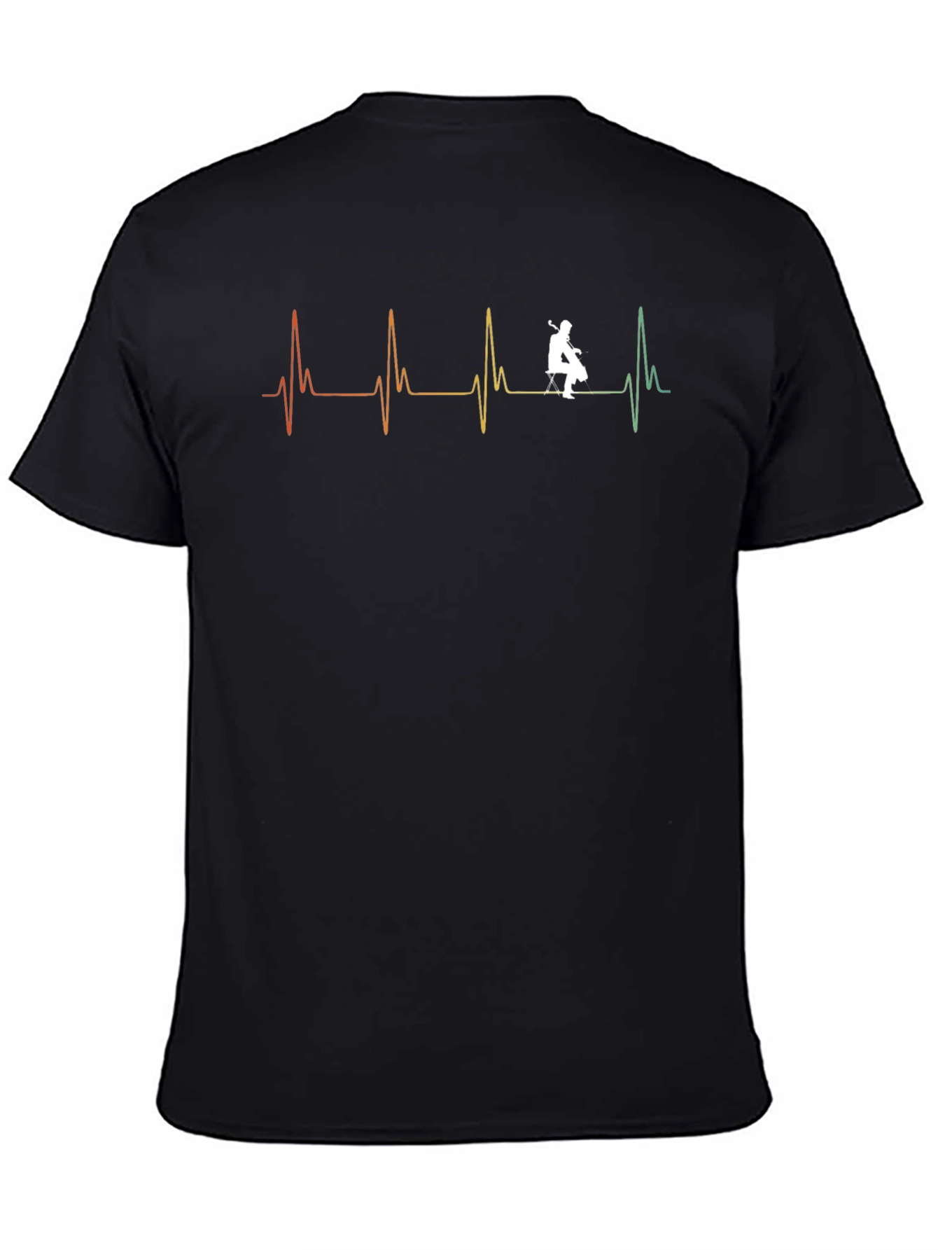 Cello Heartbeat T-Shirt - Musical Passion
