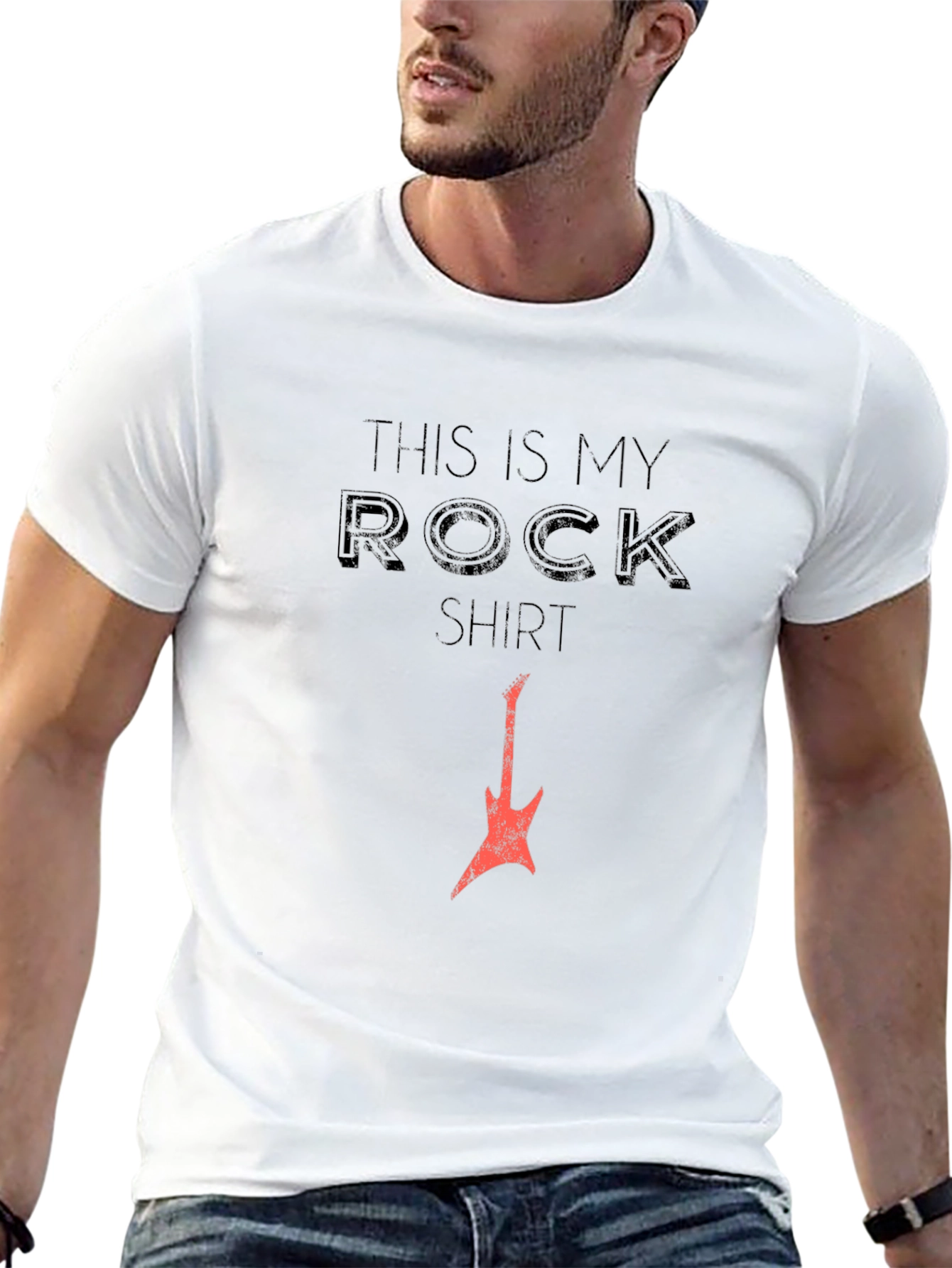 This is My Rock Shirt - Guitar Graphic Tee