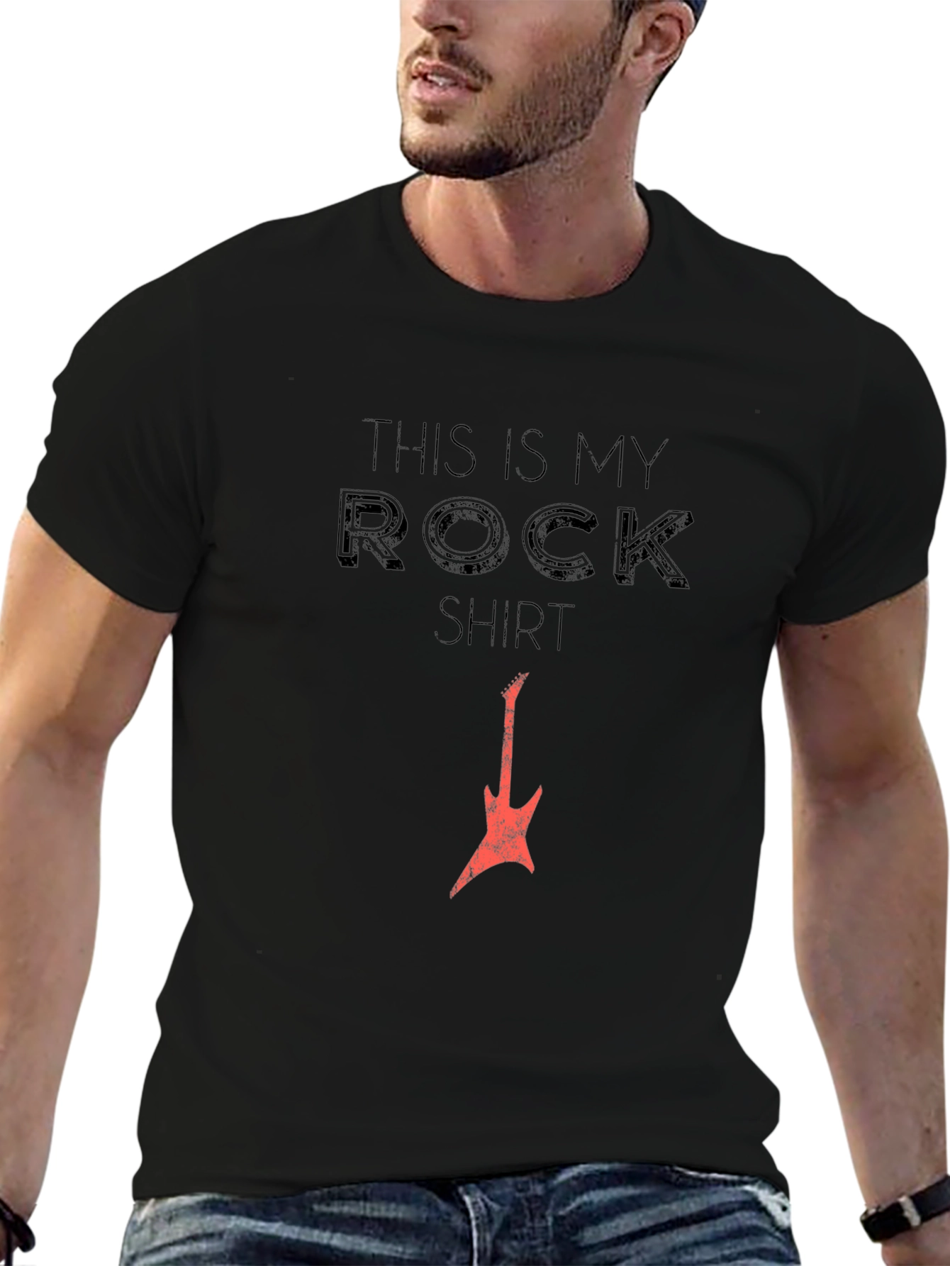 This is My Rock Shirt - Guitar Graphic Tee