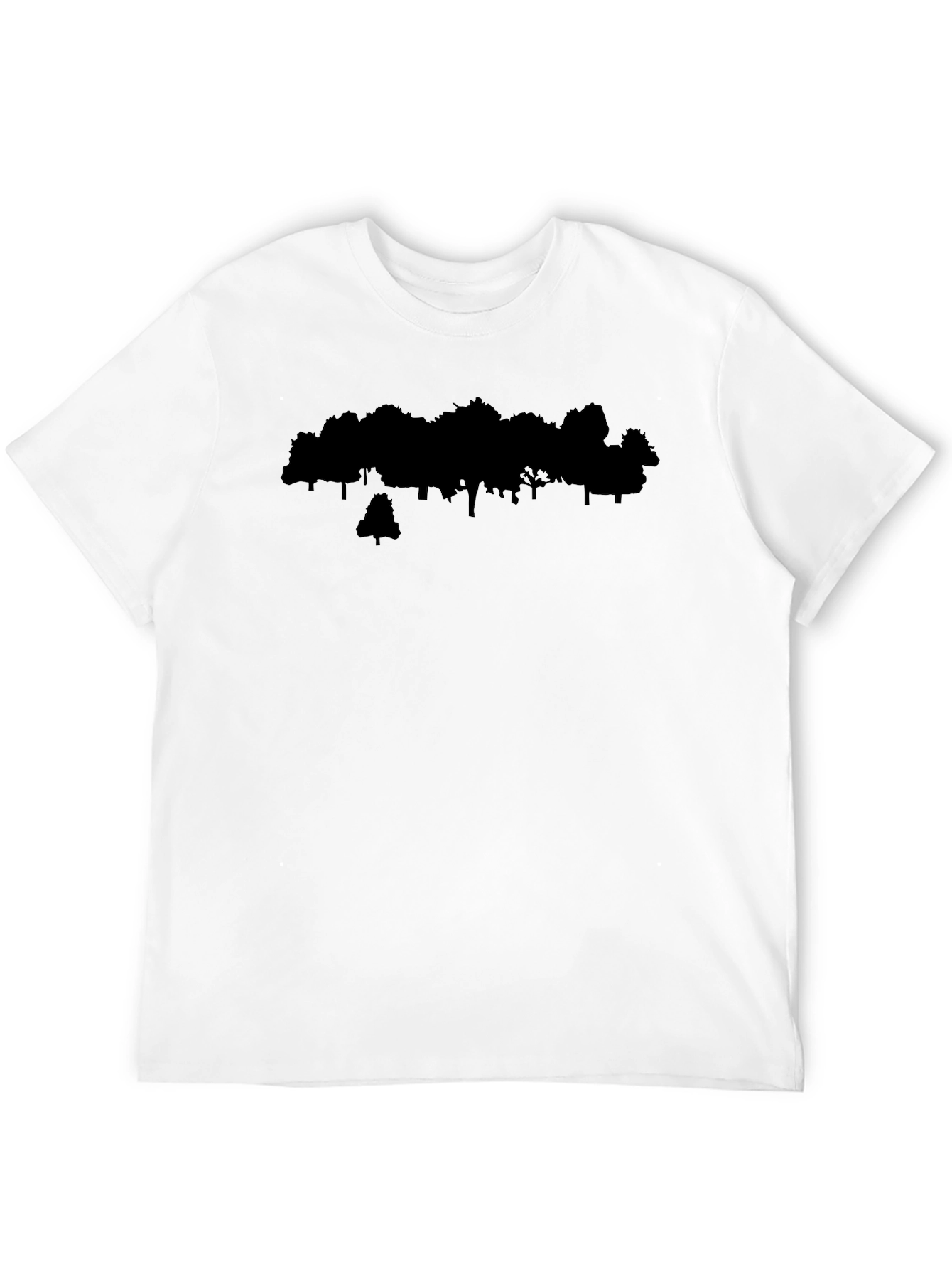 Silhouette Forest Graphic Tee - Black