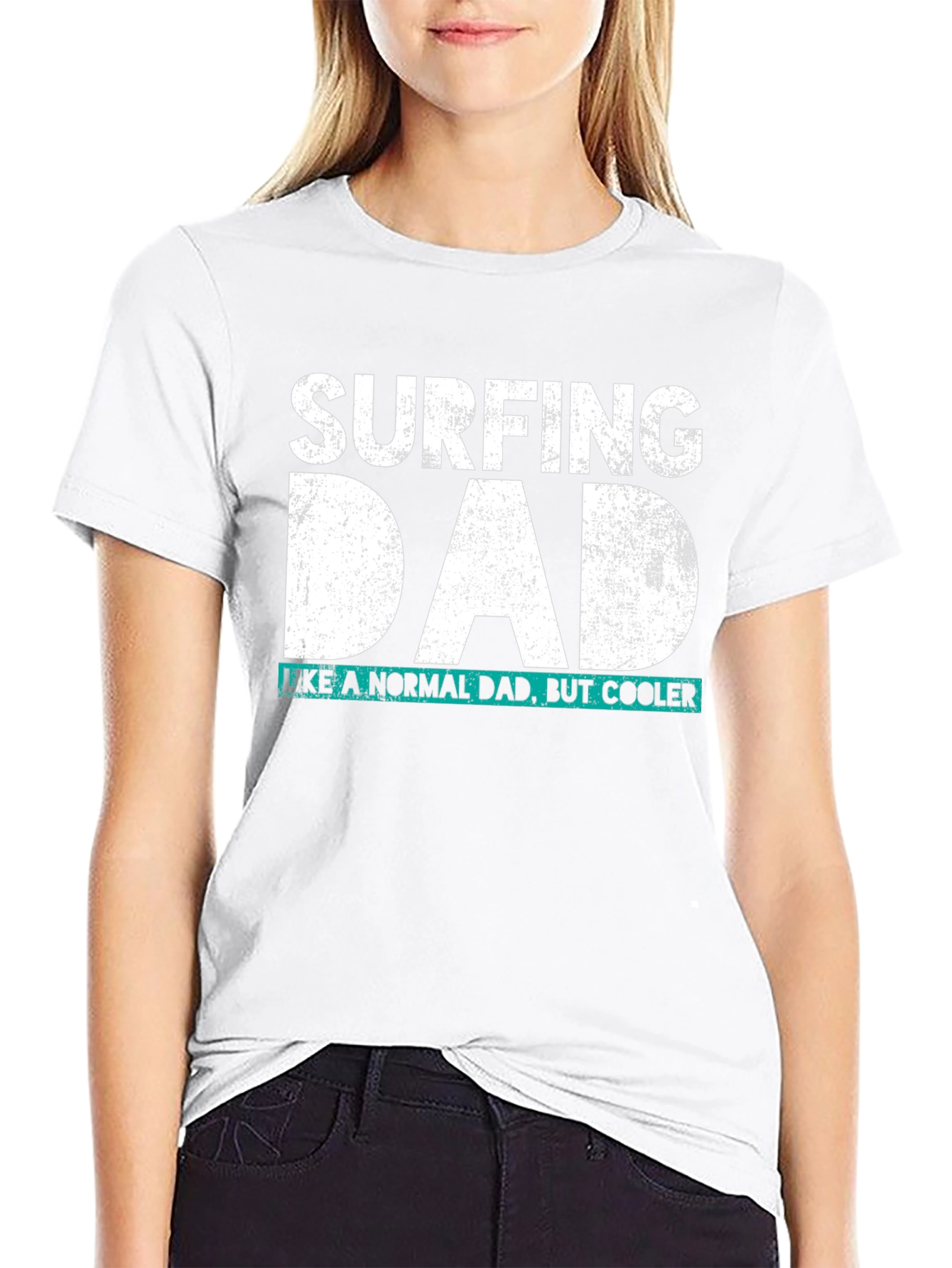Surfing Dad T-Shirt - Cool Dad Tee