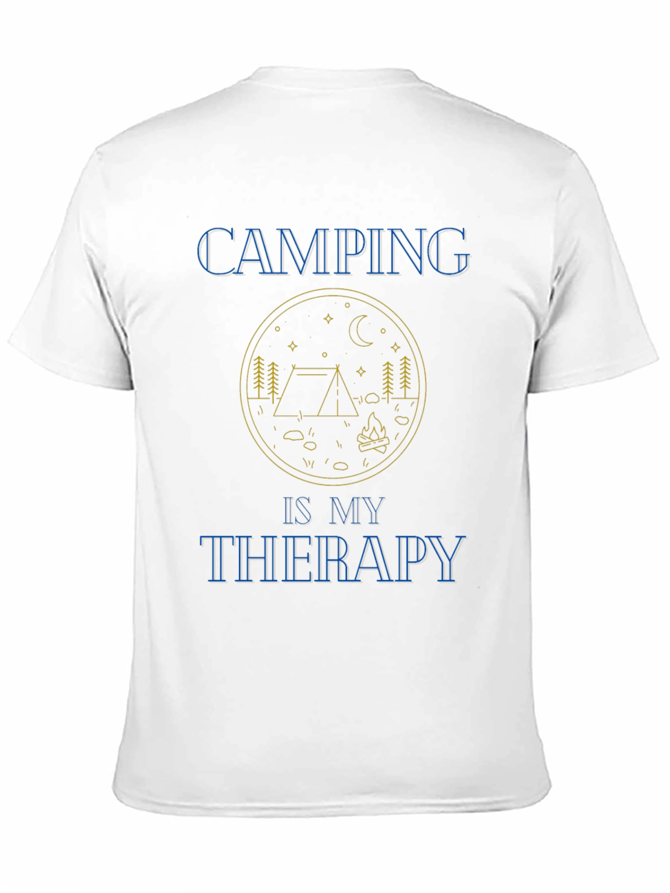 Camping is My Therapy Graphic Tee