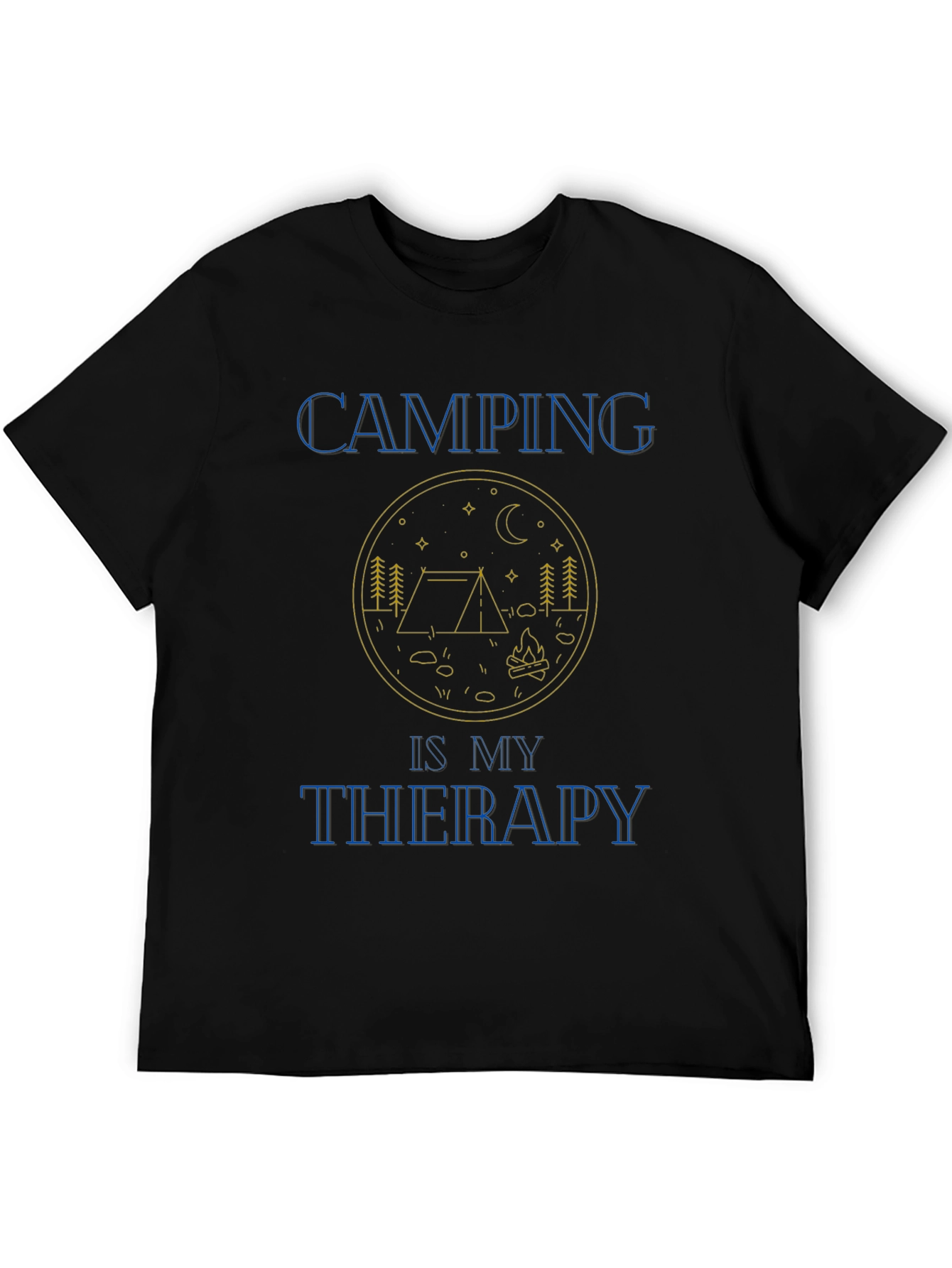 Camping is My Therapy Graphic Tee