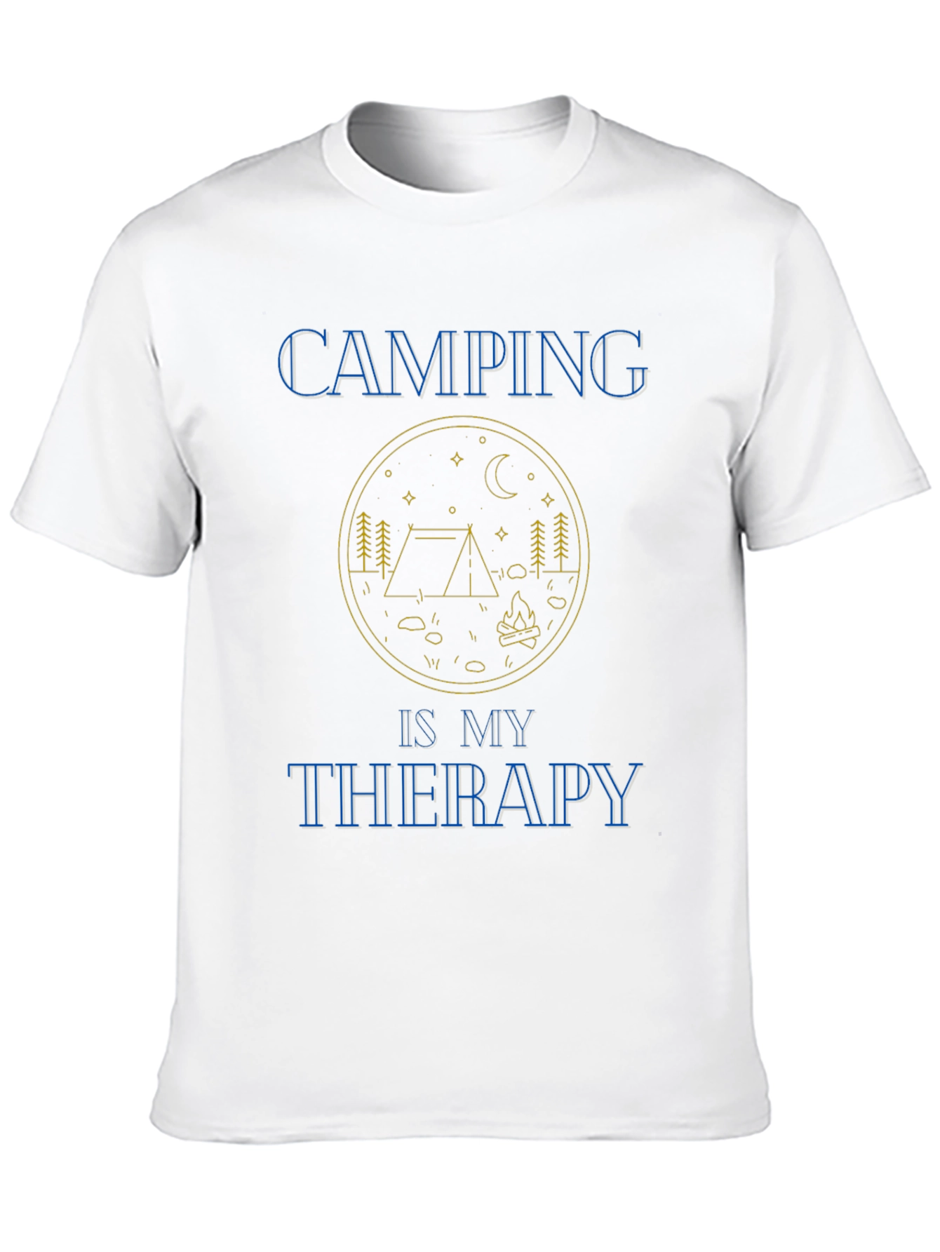 Camping is My Therapy Graphic Tee