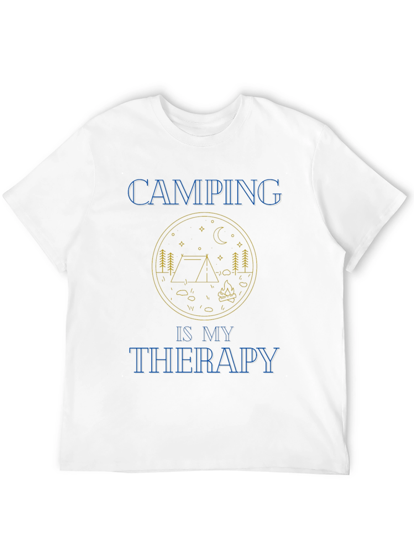 Camping is My Therapy Graphic Tee