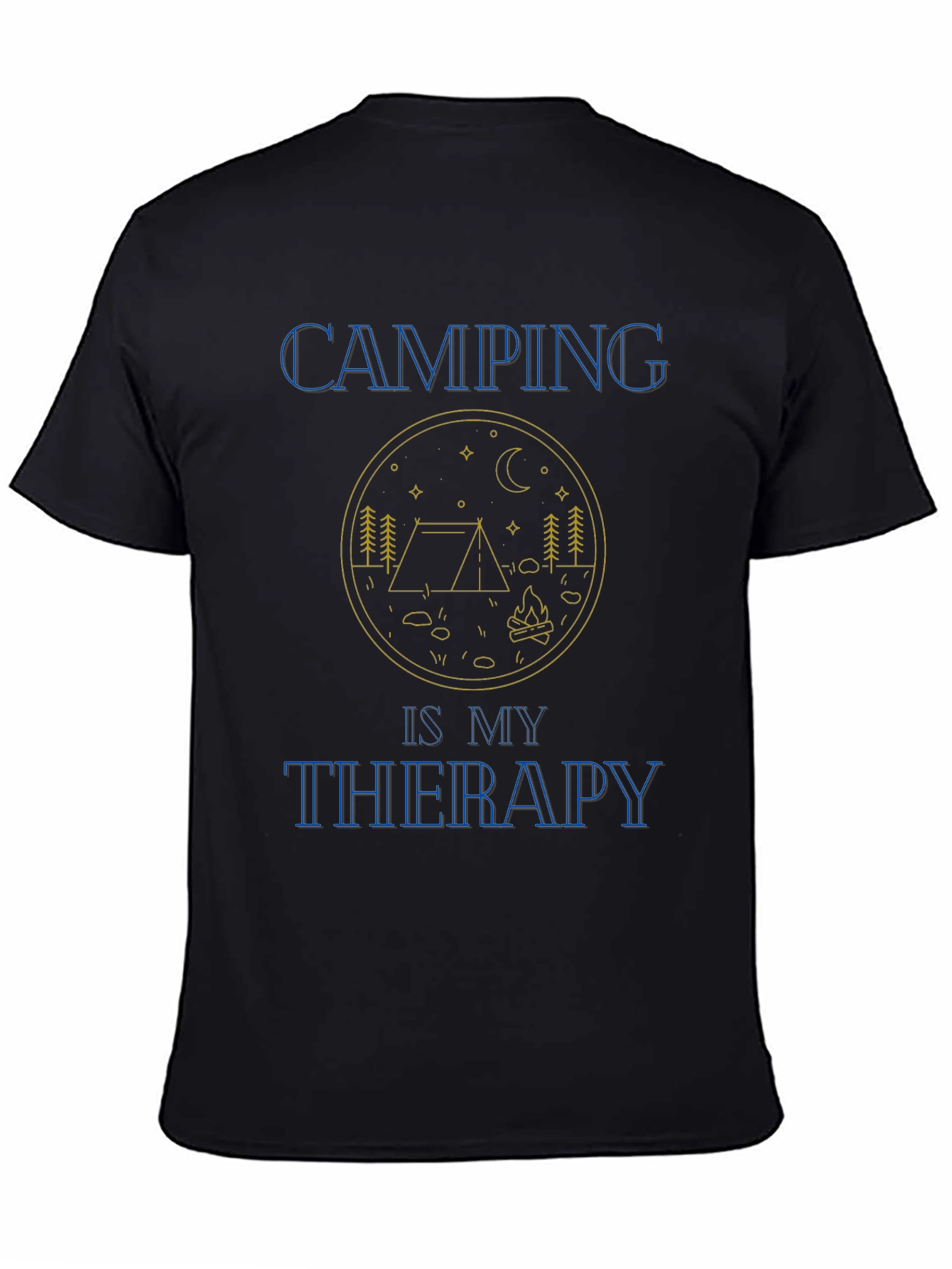 Camping is My Therapy Graphic Tee
