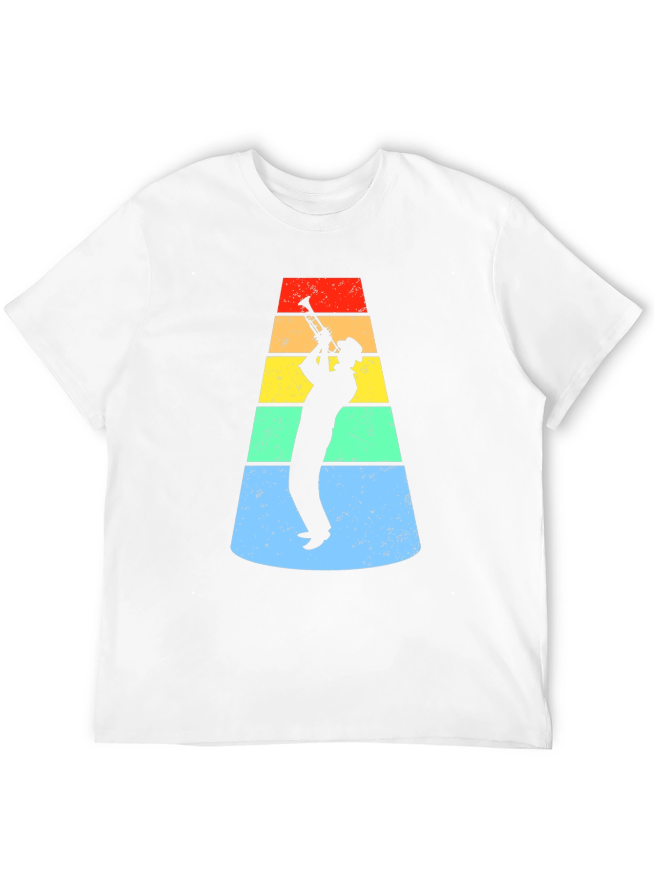 Retro Trumpet Player Graphic Tee