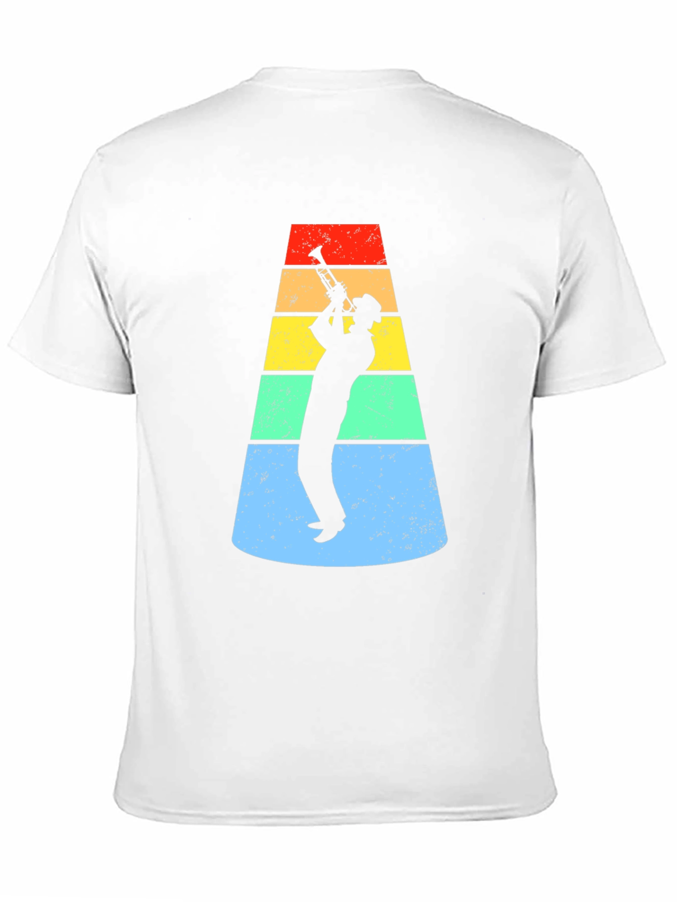 Retro Trumpet Player Graphic Tee