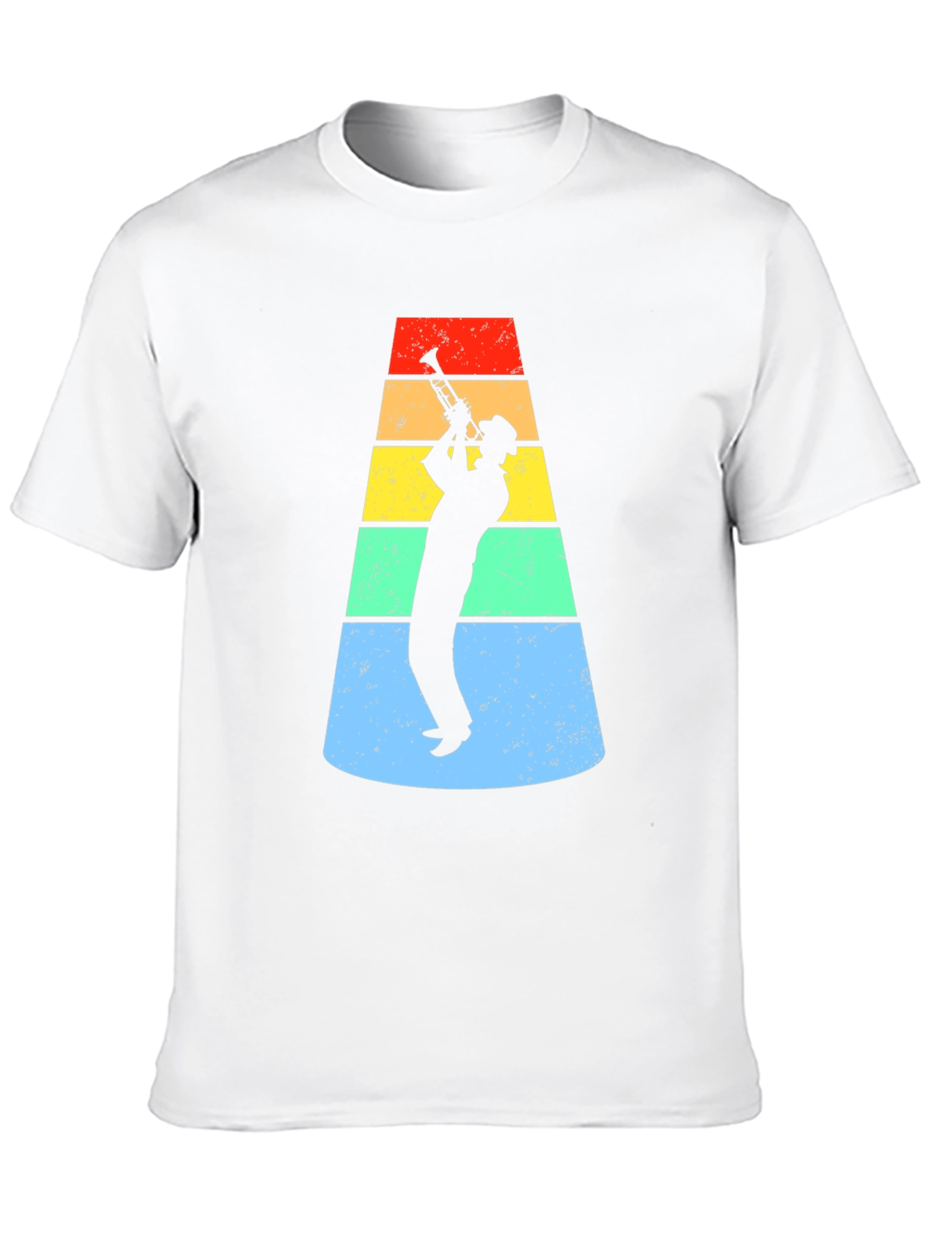 Retro Trumpet Player Graphic Tee
