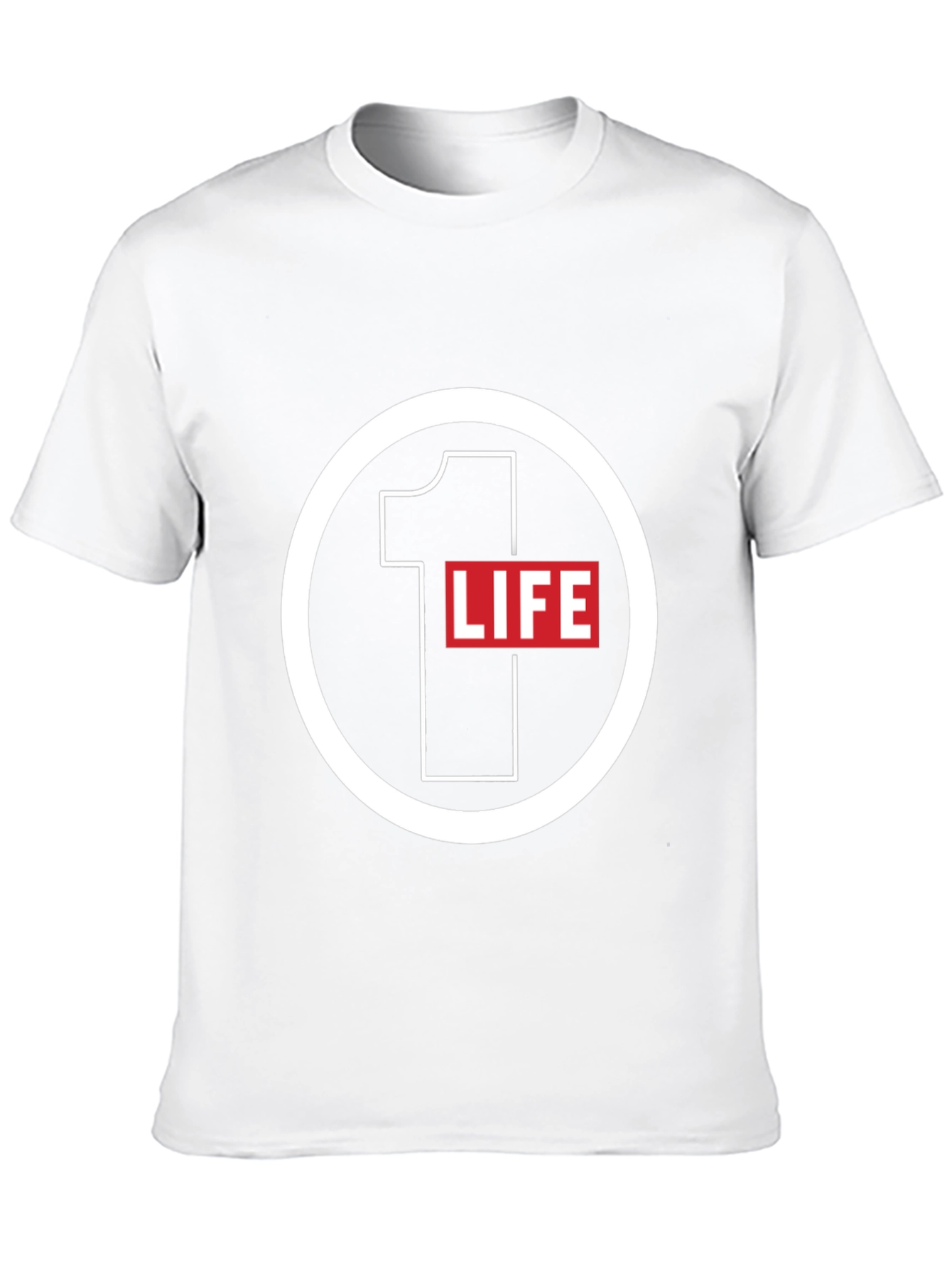 1 Life Graphic Tee - Stylish Casual Wear