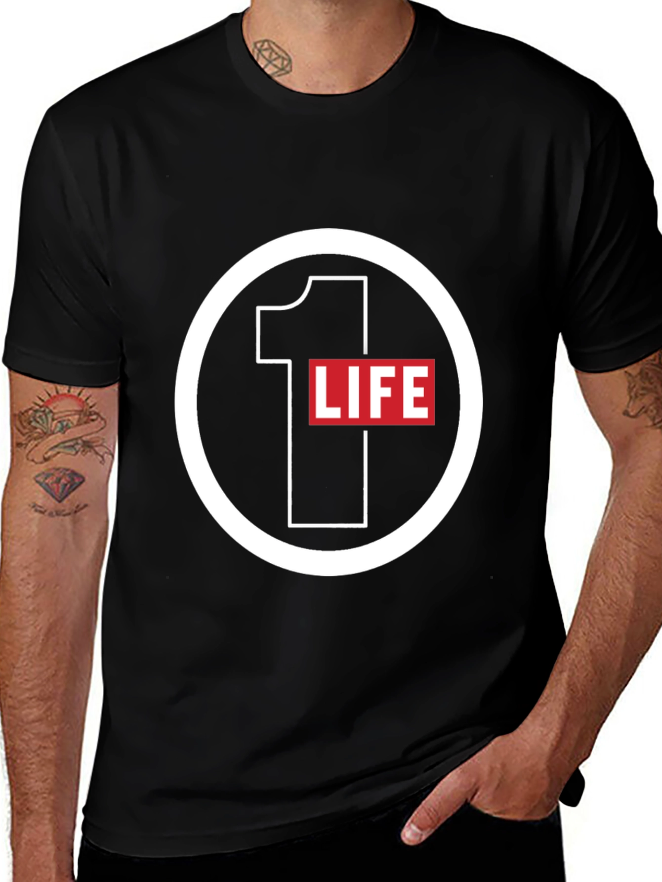 1 Life Graphic Tee - Stylish Casual Wear
