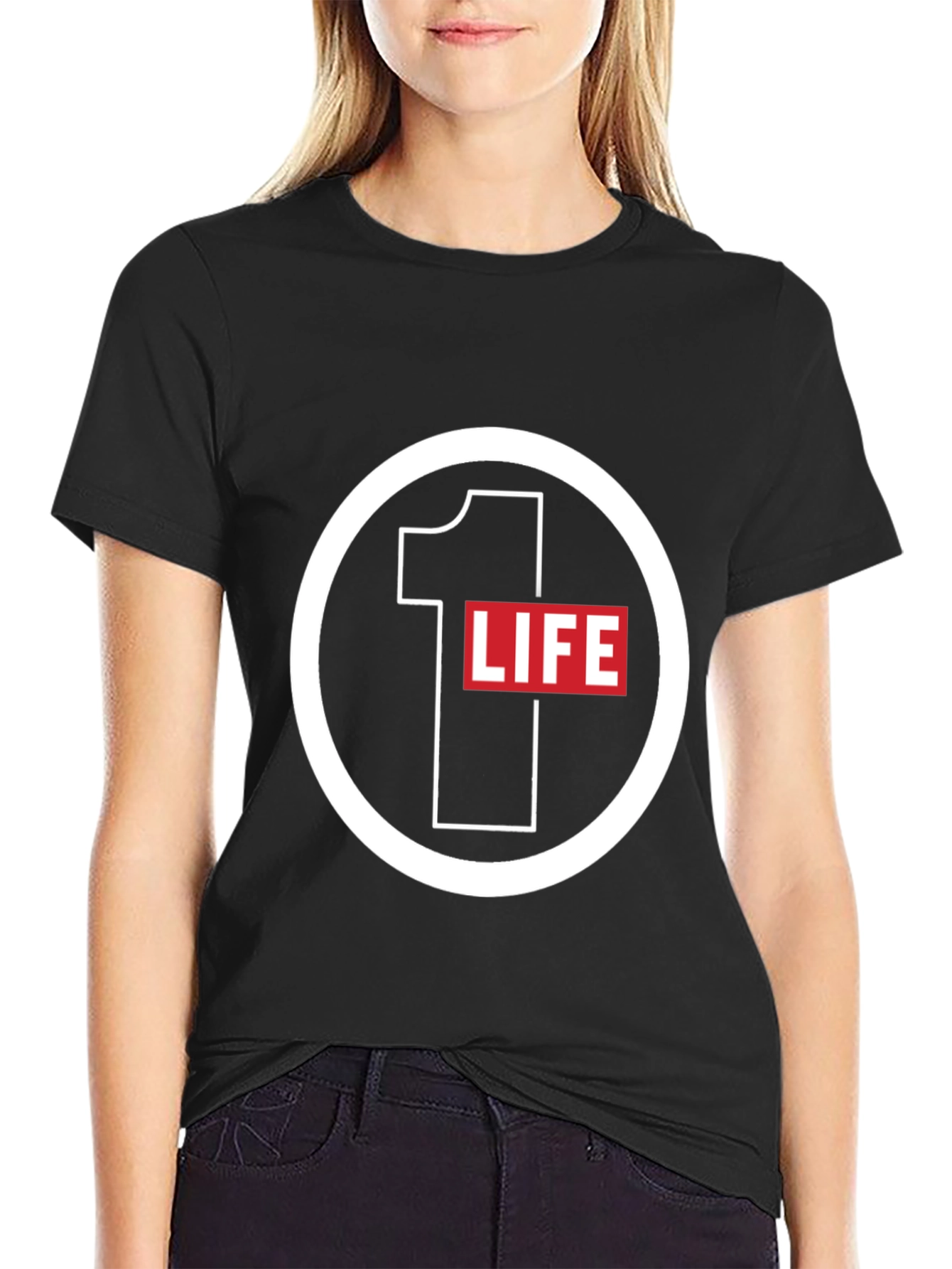 1 Life Graphic Tee - Stylish Casual Wear