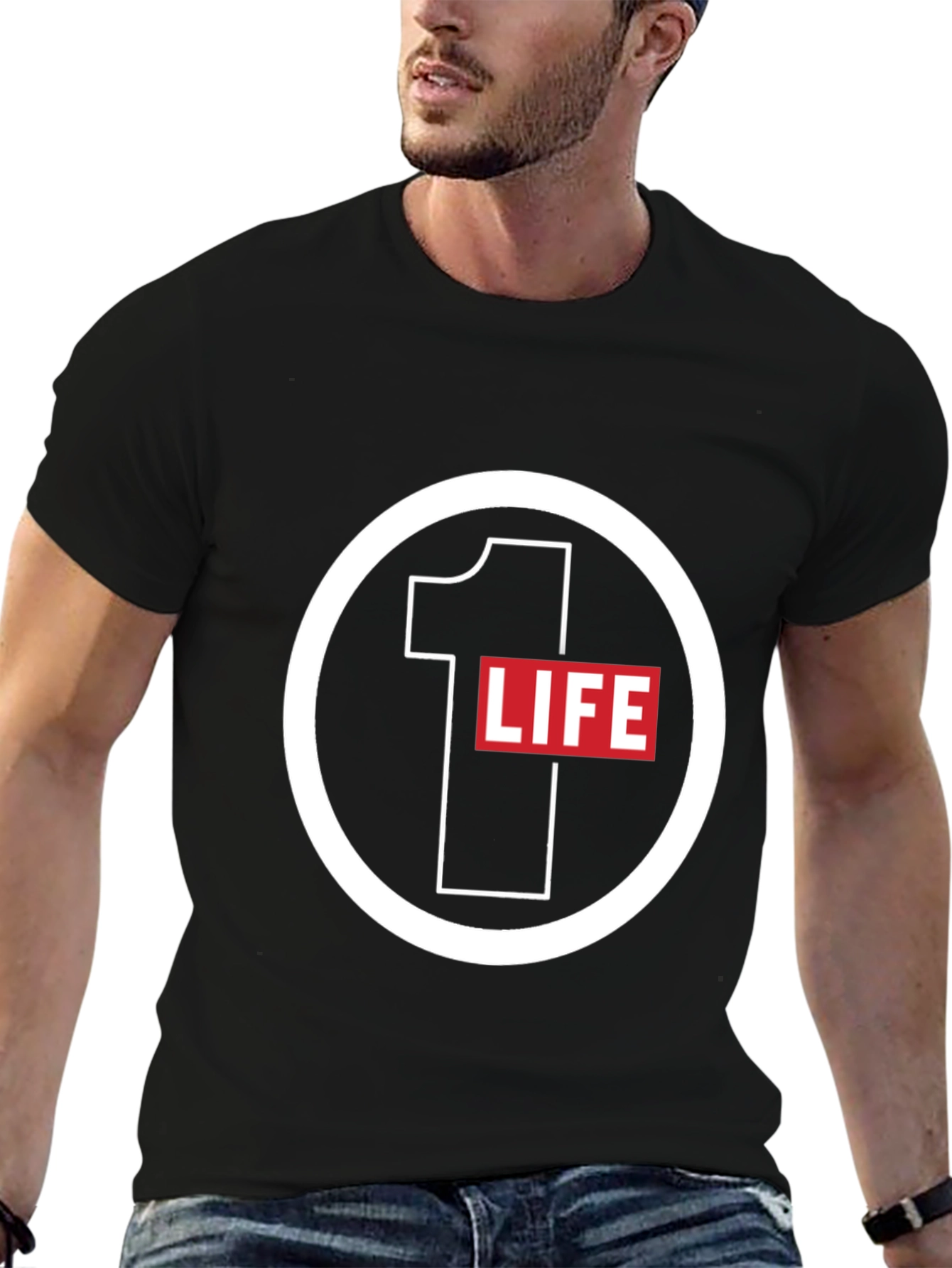 1 Life Graphic Tee - Stylish Casual Wear