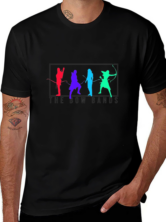 The Bow Bands T-Shirt - Archery Silhouettes