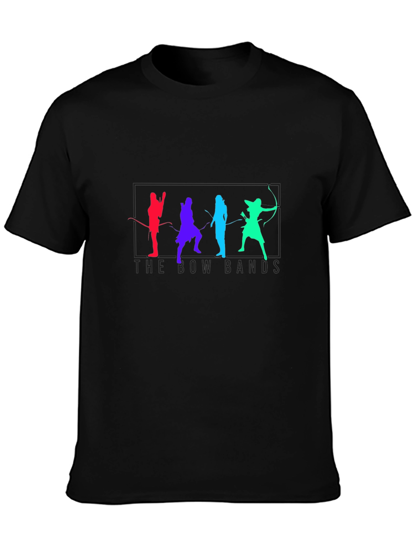 The Bow Bands T-Shirt - Archery Silhouettes