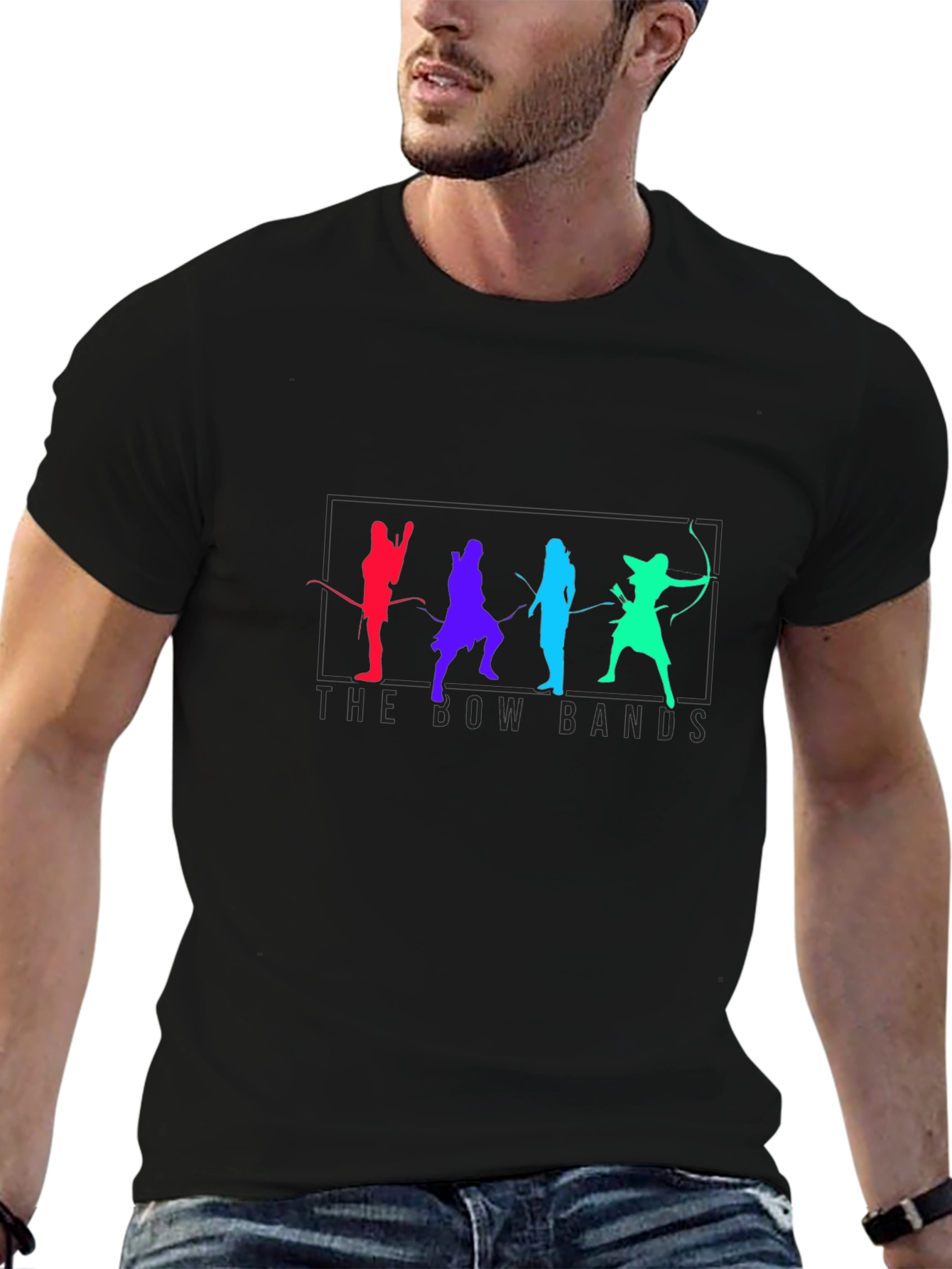 The Bow Bands T-Shirt - Archery Silhouettes