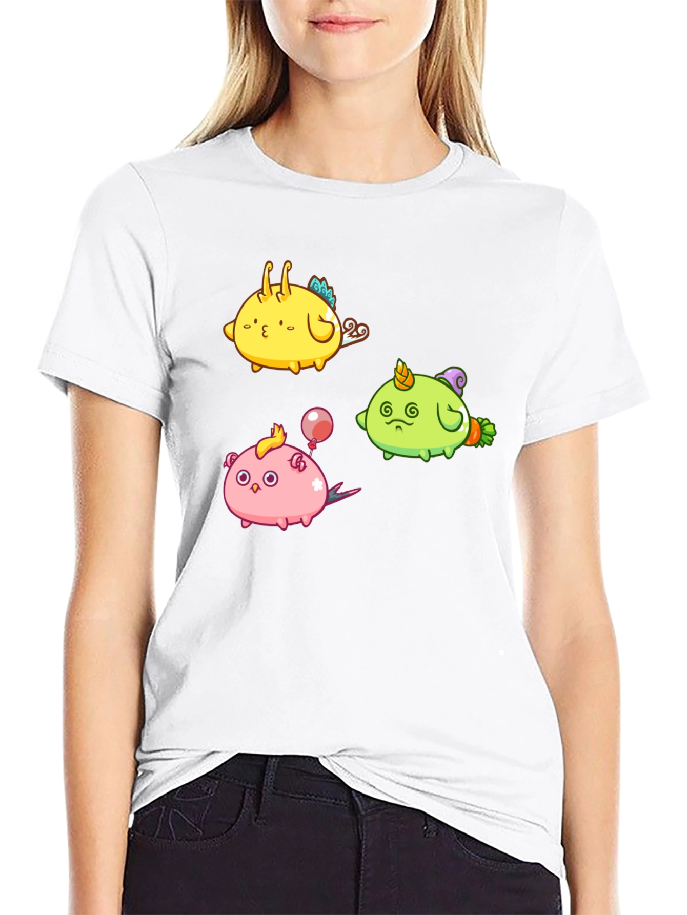 Axie Infinity T-Shirt - Cute Cartoon Monsters