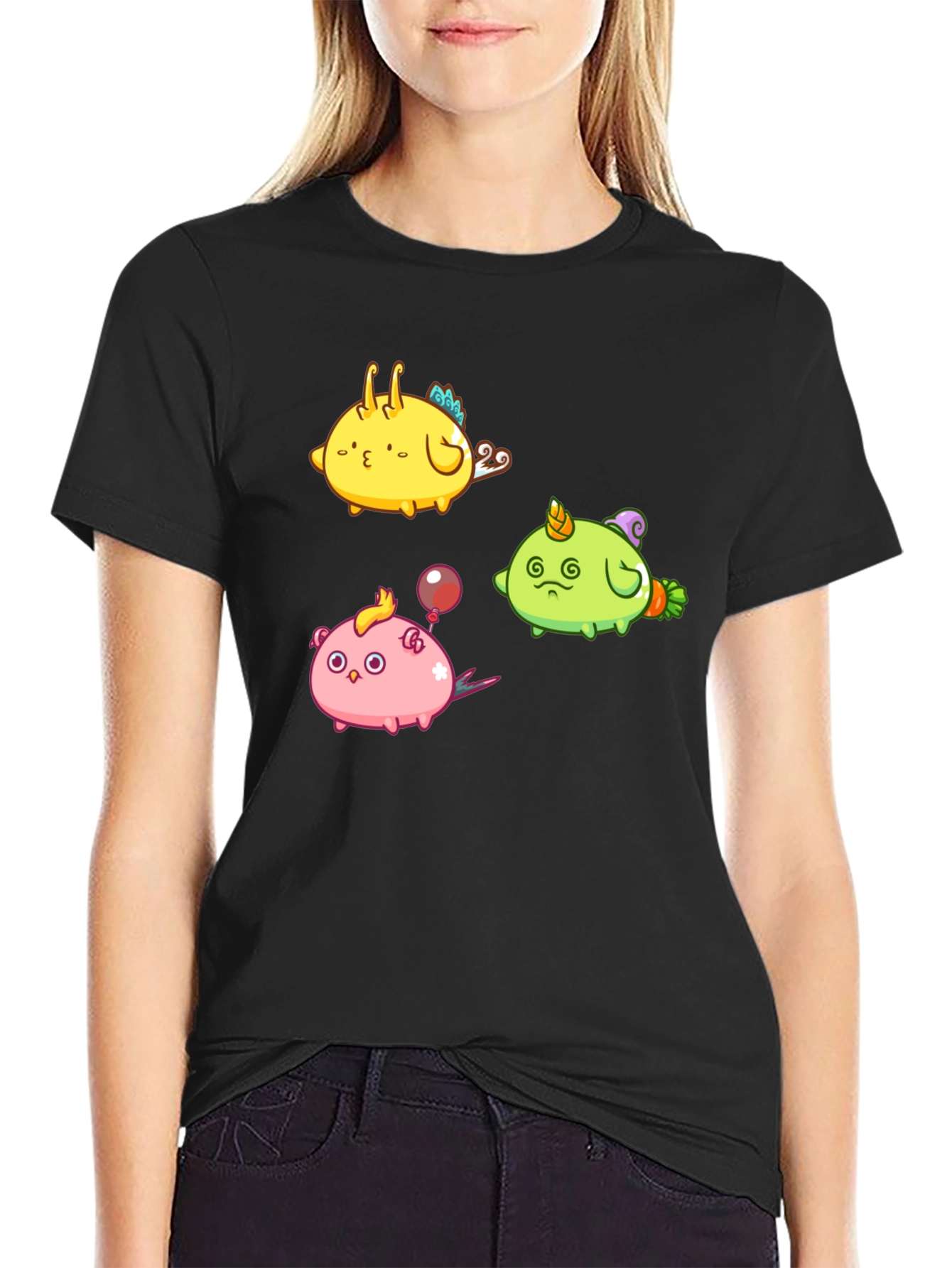 Axie Infinity T-Shirt - Cute Cartoon Monsters