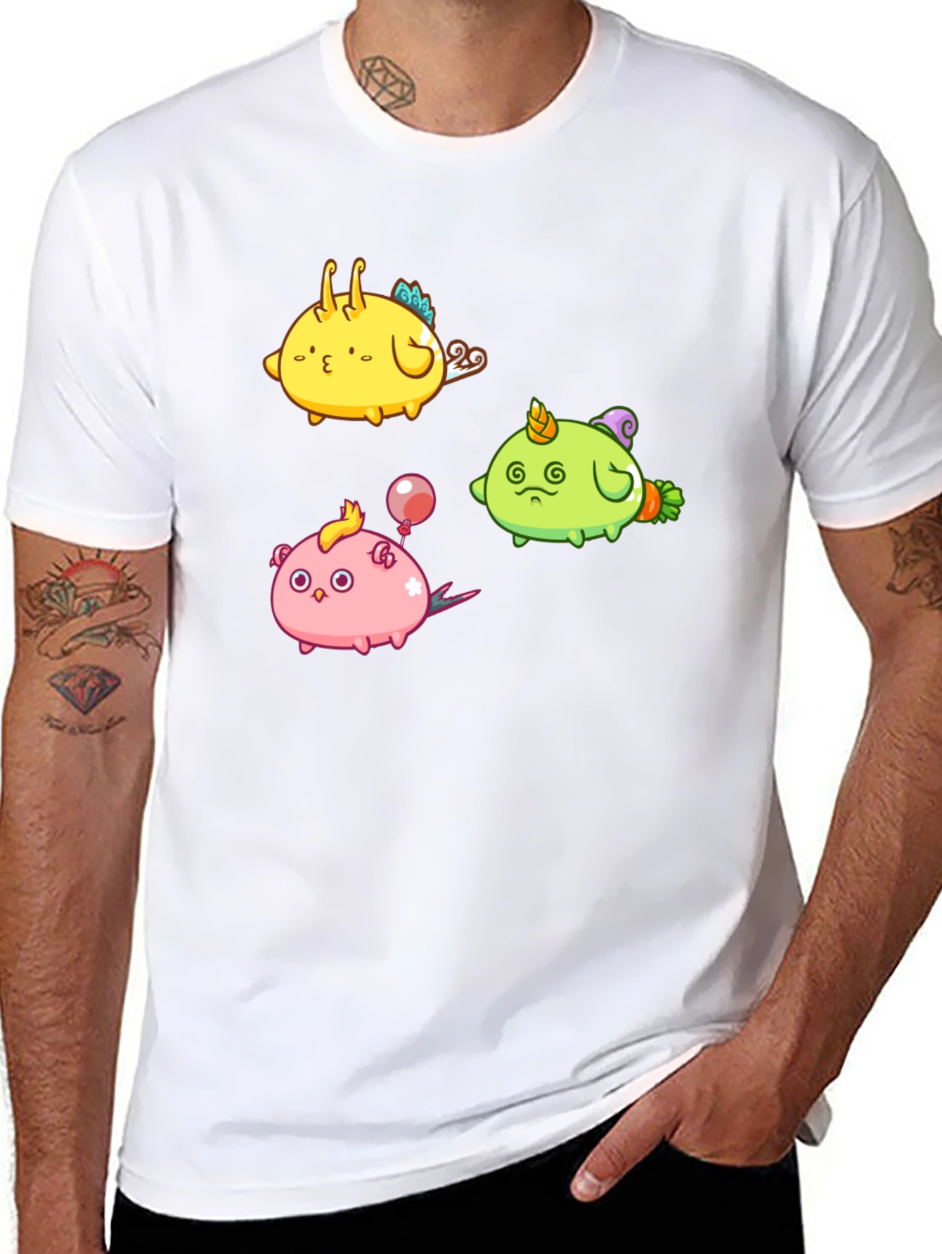 Axie Infinity T-Shirt - Cute Cartoon Monsters
