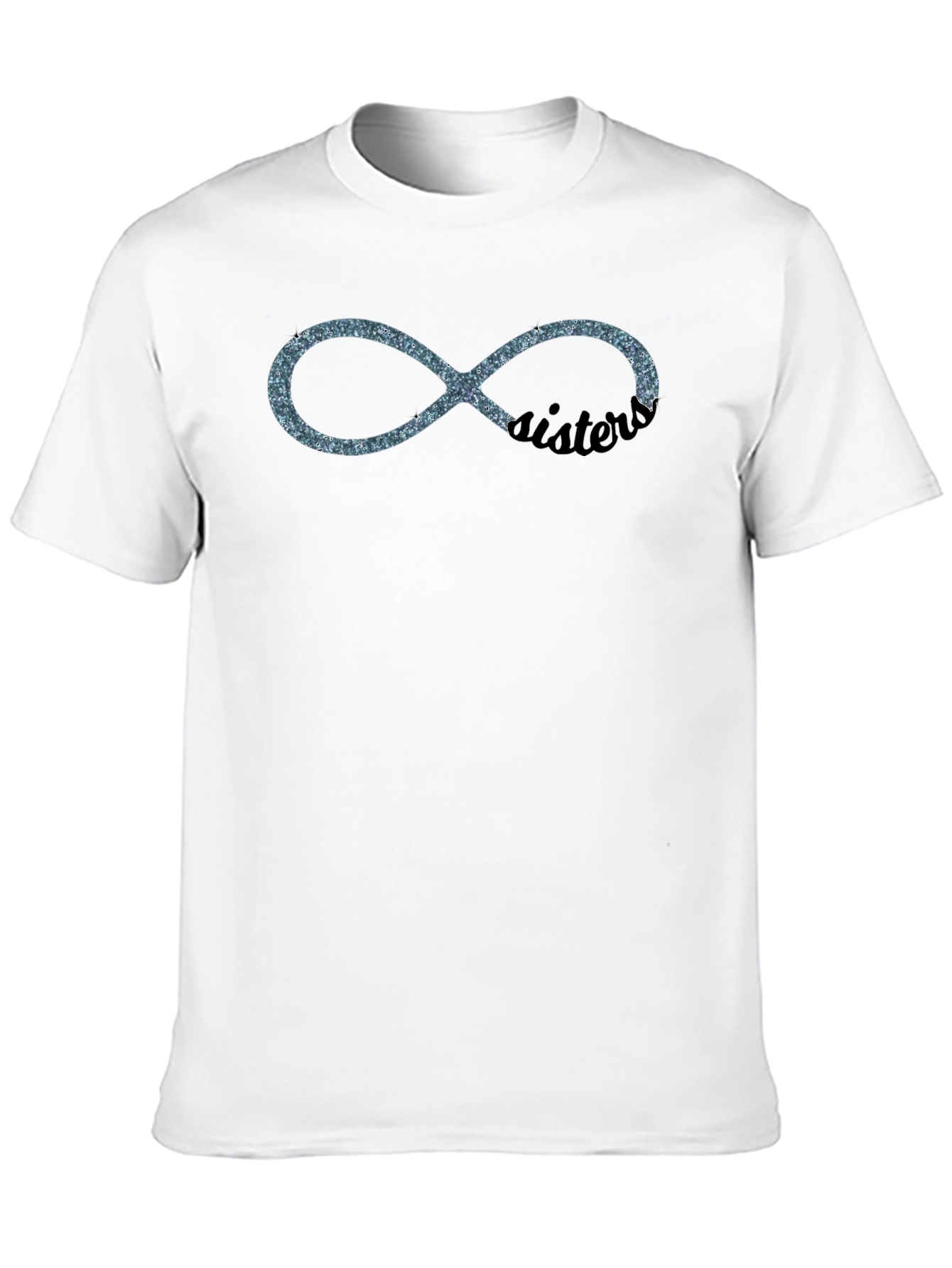 Sister Infinity Symbol Graphic Tee - Black