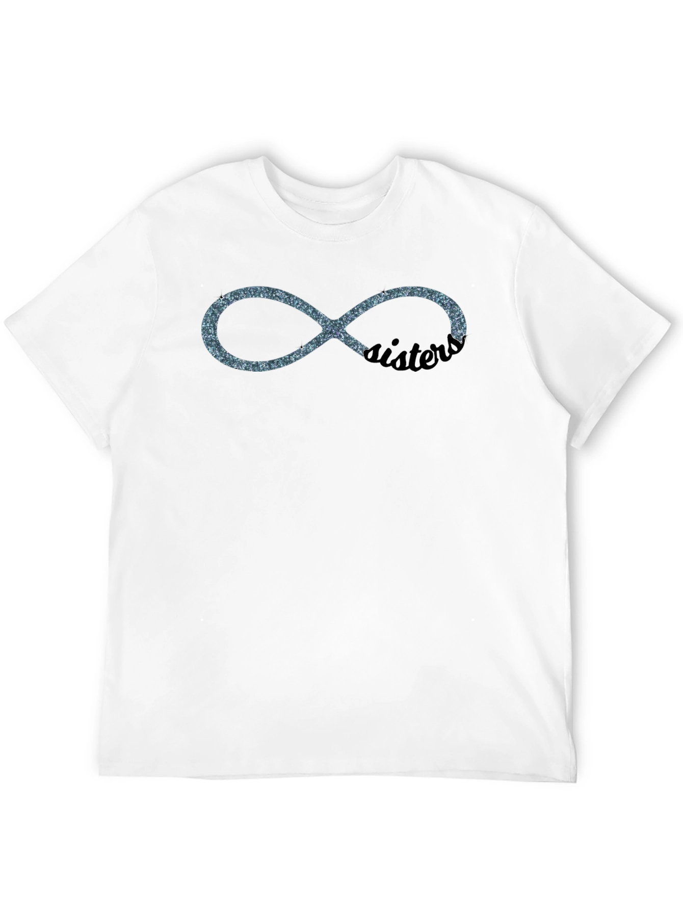 Sister Infinity Symbol Graphic Tee - Black