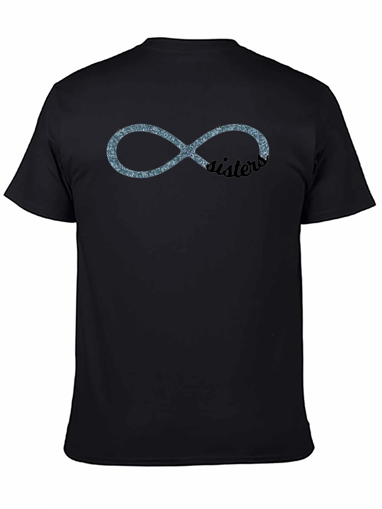 Sister Infinity Symbol Graphic Tee - Black