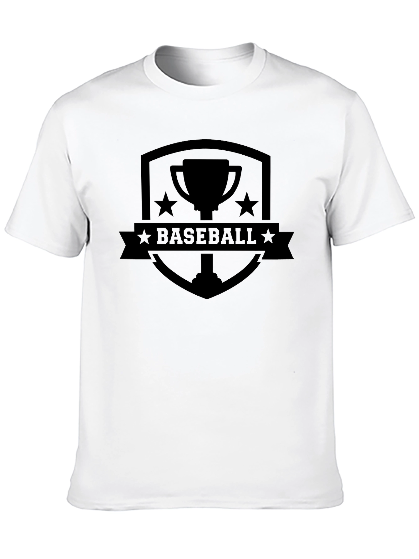 Baseball Trophy Graphic T-Shirt