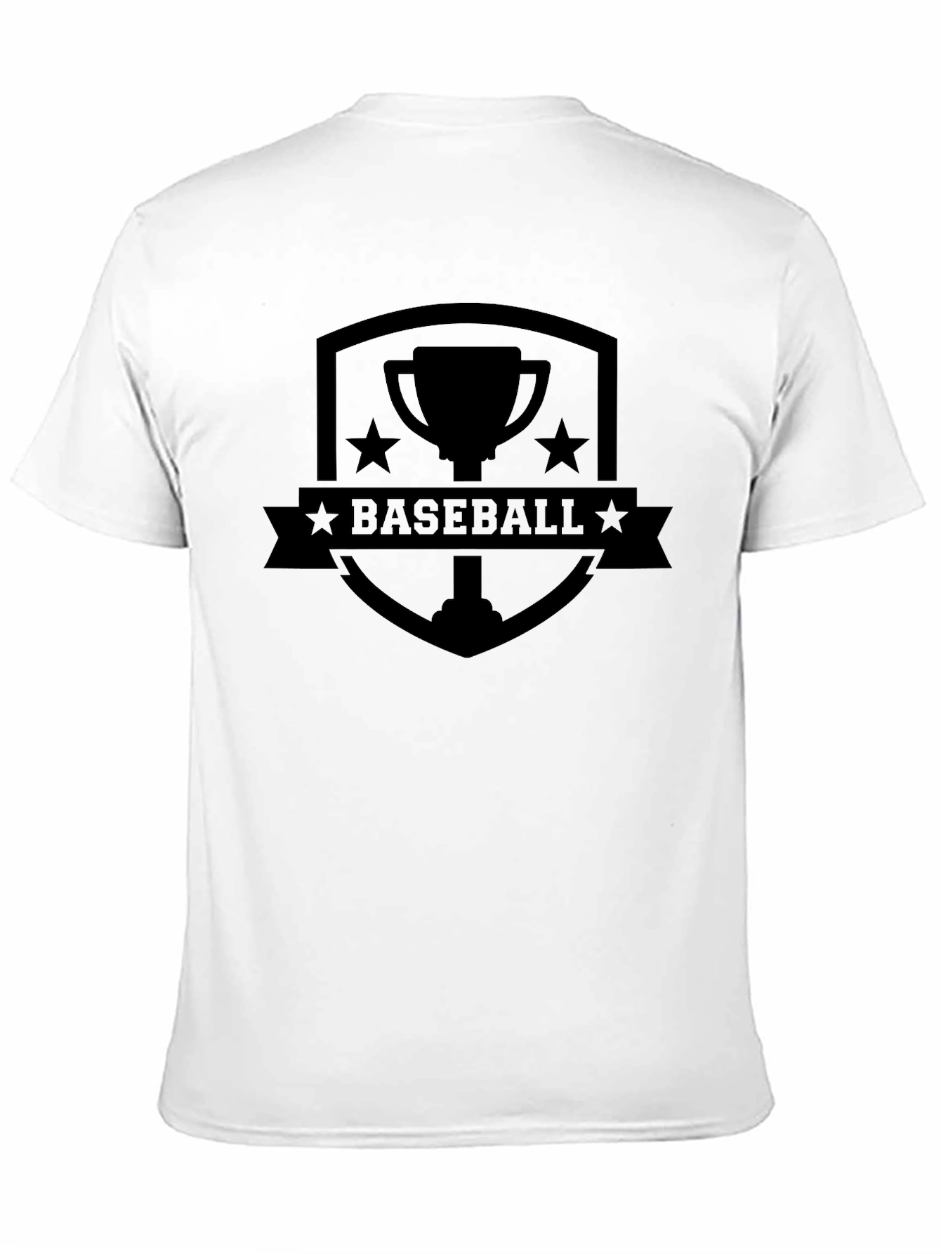 Baseball Trophy Graphic T-Shirt