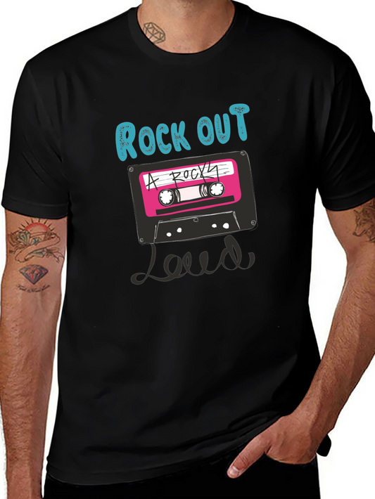 Rock Out Loud Retro Cassette T-Shirt