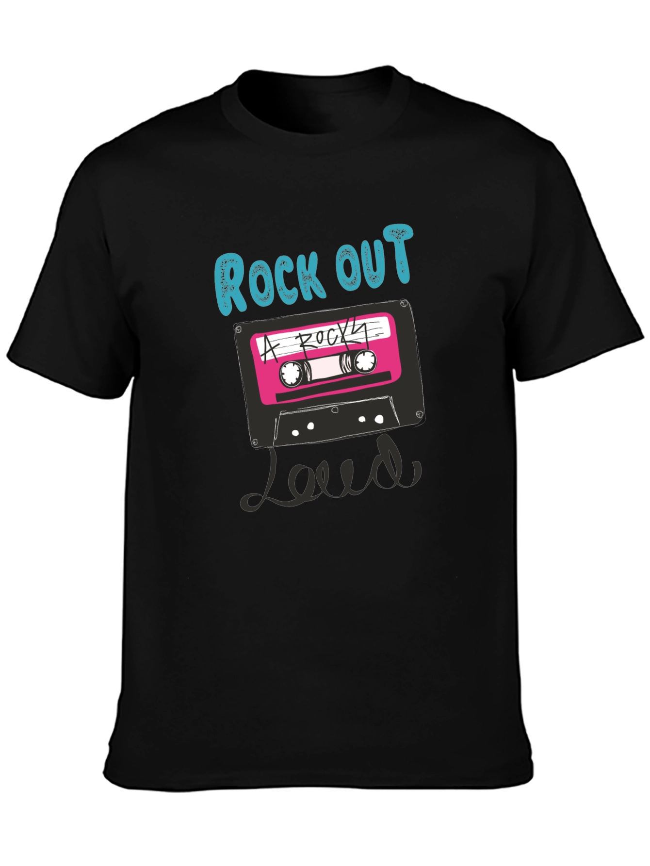 Rock Out Loud Retro Cassette T-Shirt