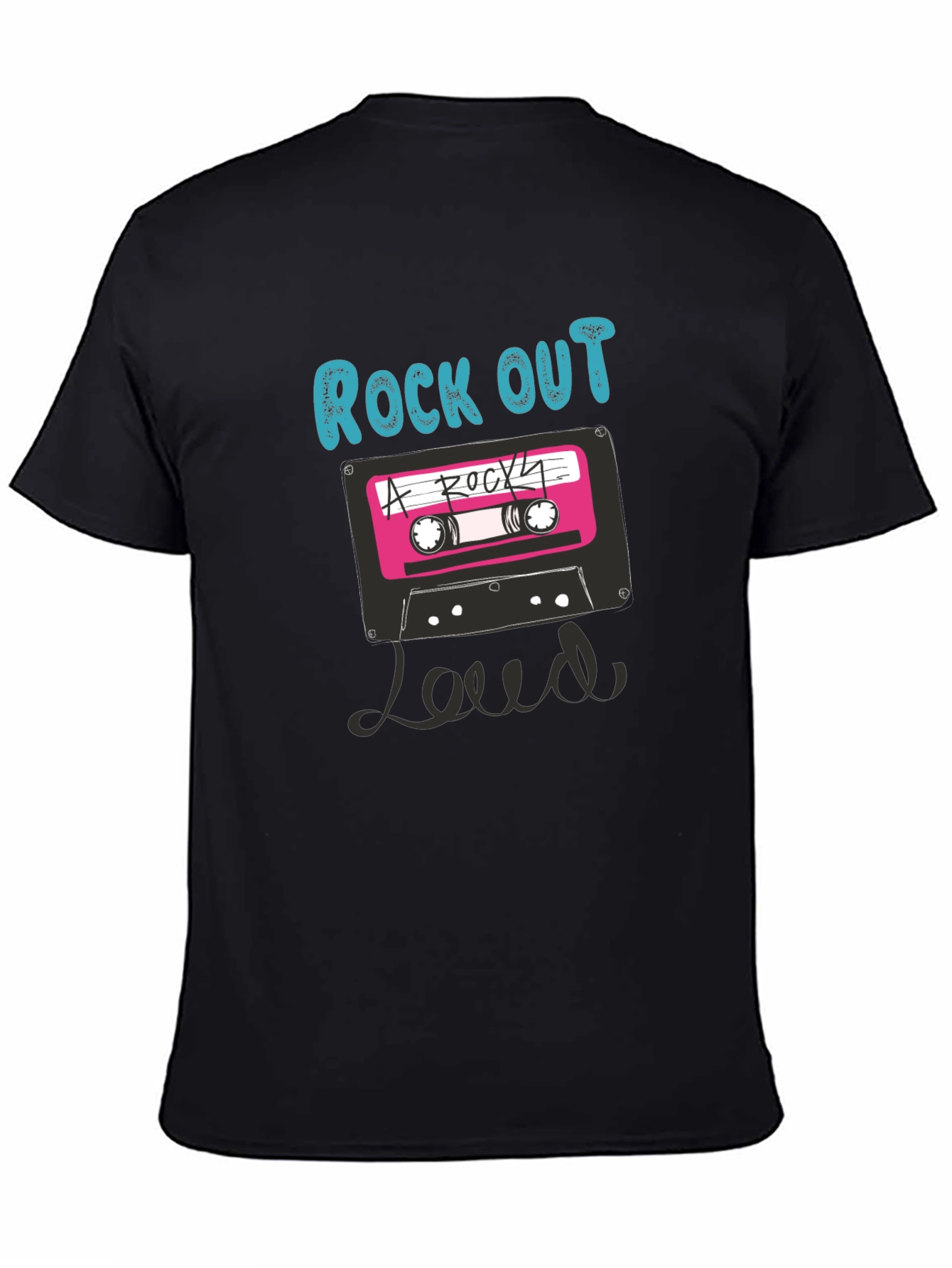 Rock Out Loud Retro Cassette T-Shirt