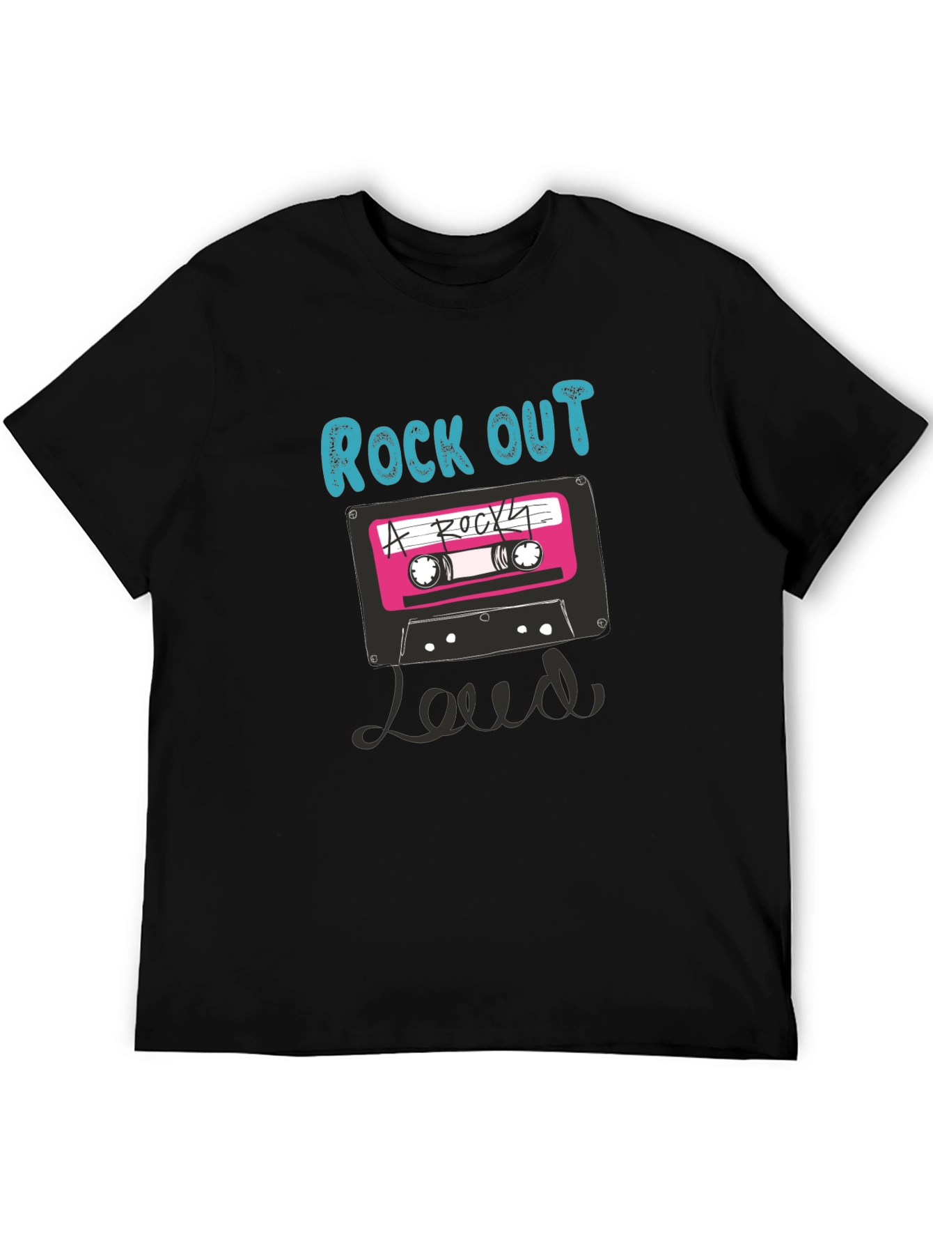 Rock Out Loud Retro Cassette T-Shirt