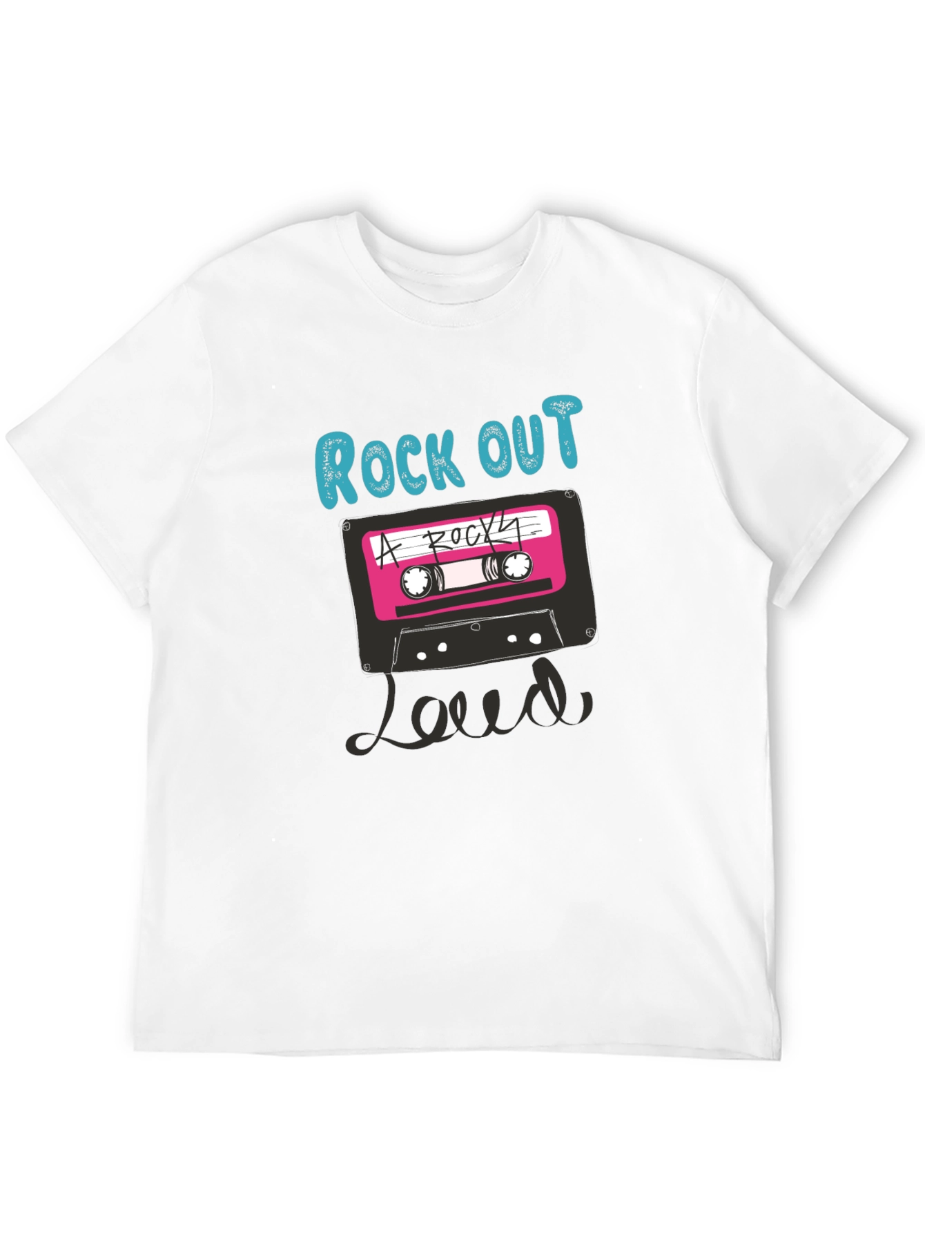 Rock Out Loud Retro Cassette T-Shirt