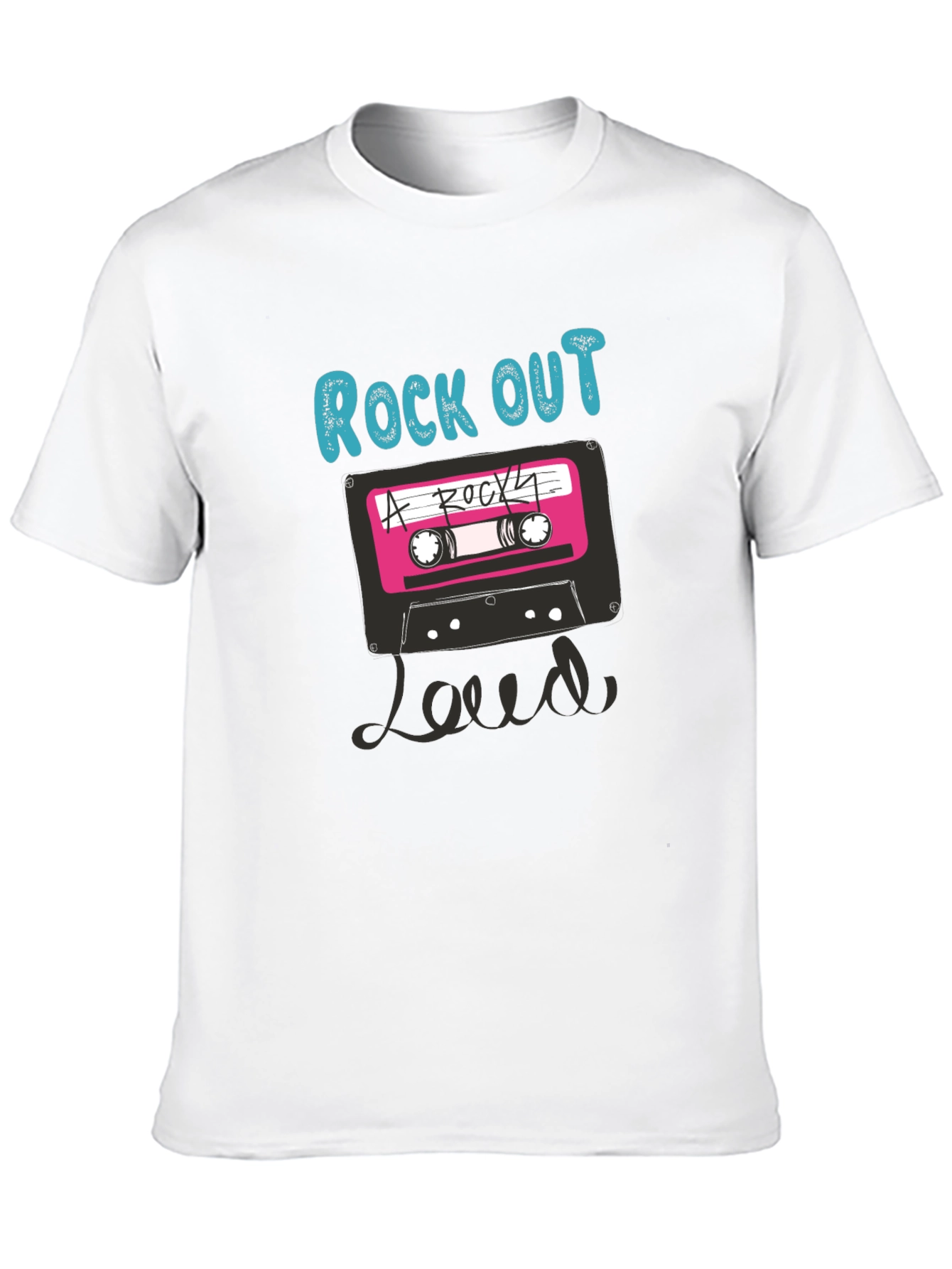 Rock Out Loud Retro Cassette T-Shirt