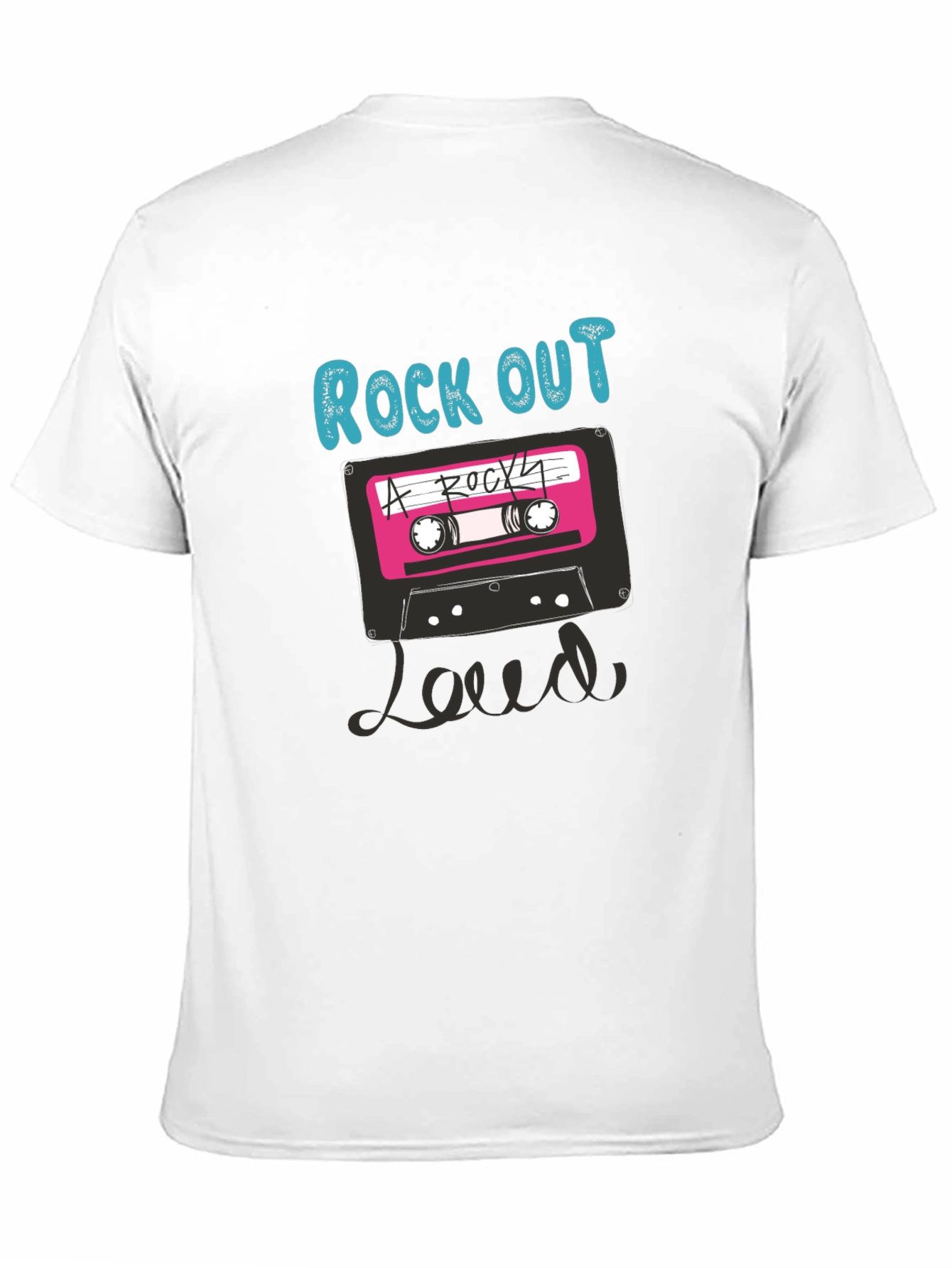 Rock Out Loud Retro Cassette T-Shirt