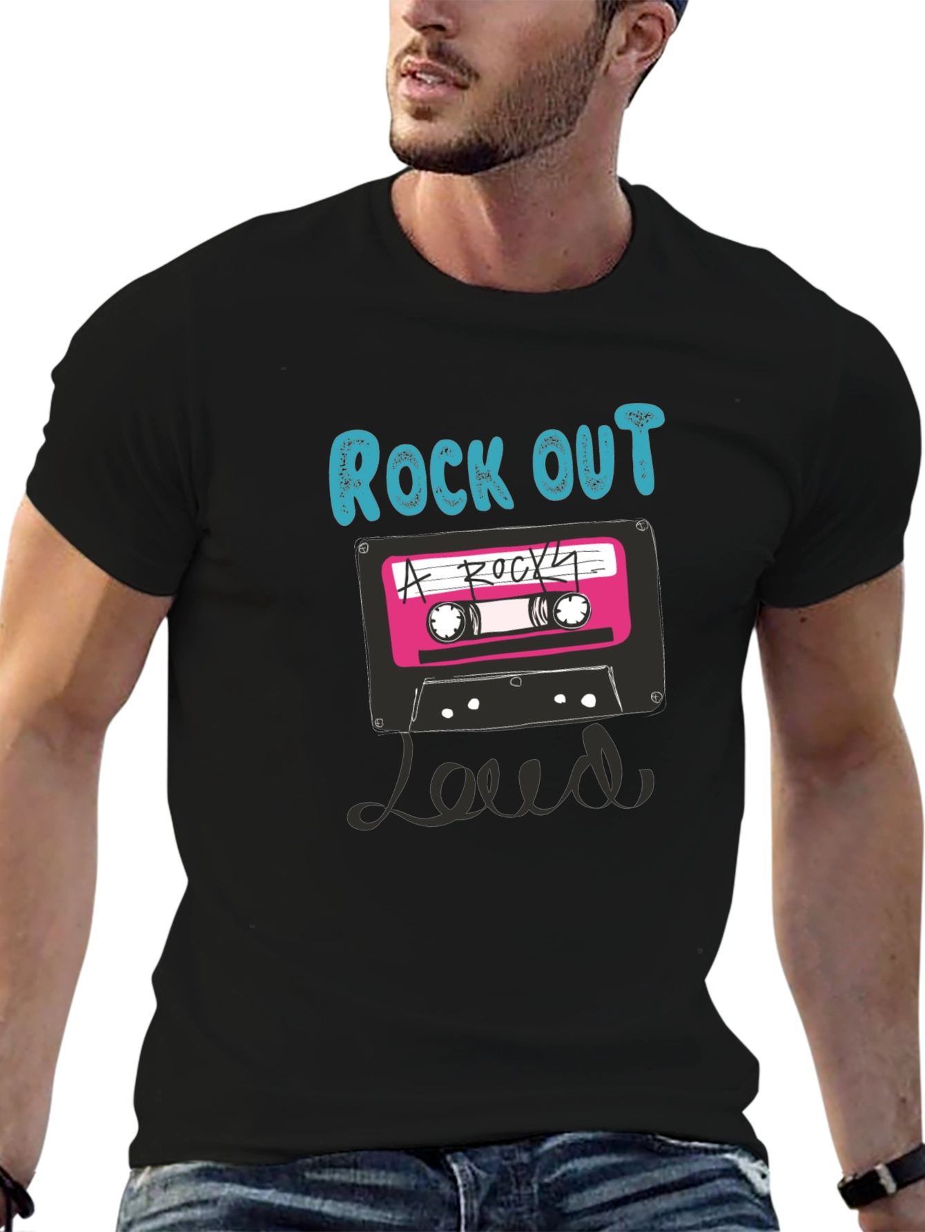 Rock Out Loud Retro Cassette T-Shirt