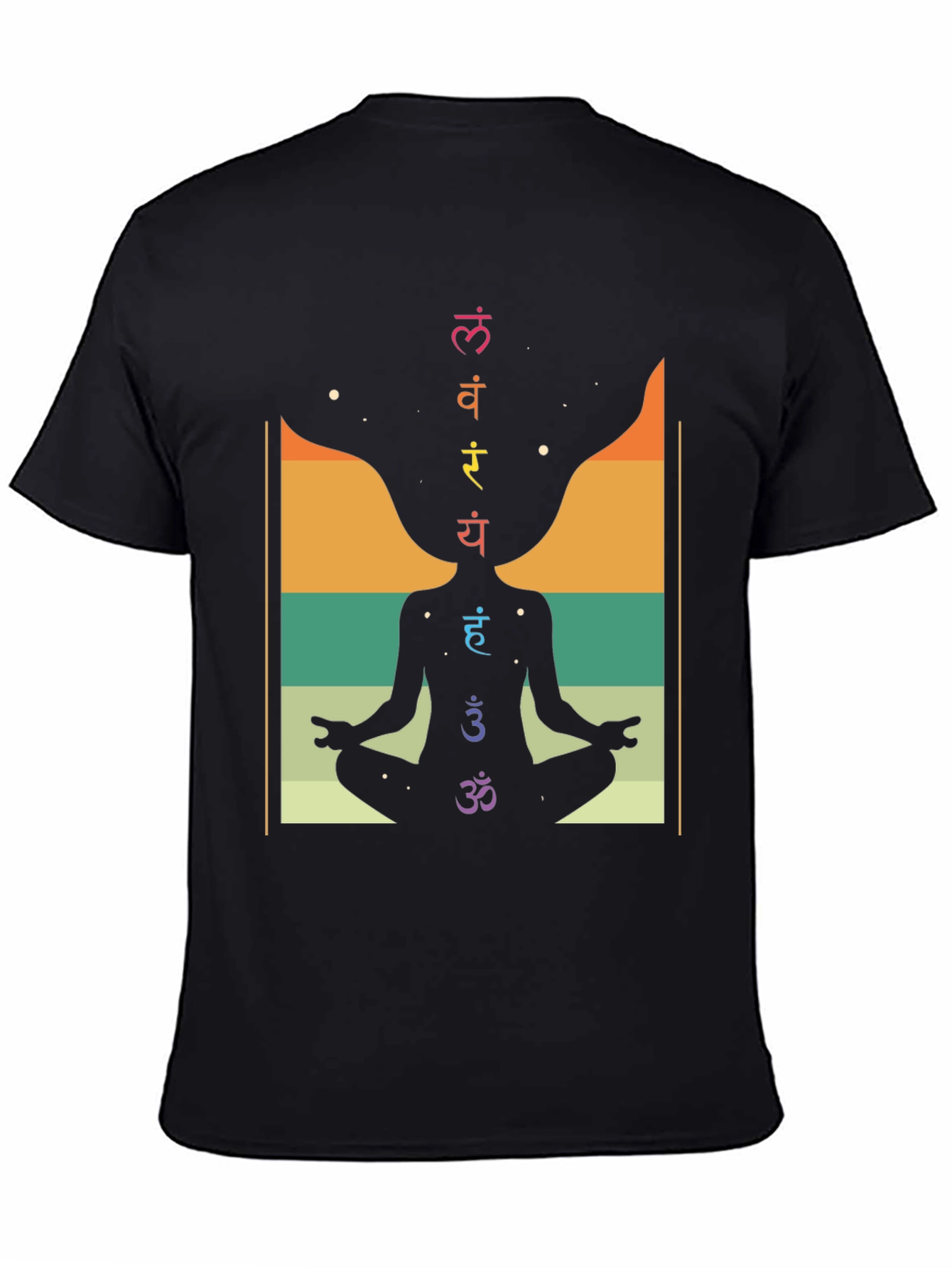 Chakra Meditation T-Shirt - Spiritual Yoga Design