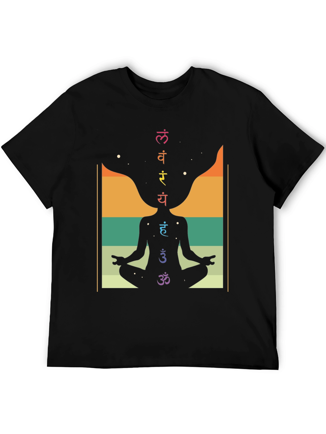Chakra Meditation T-Shirt - Spiritual Yoga Design