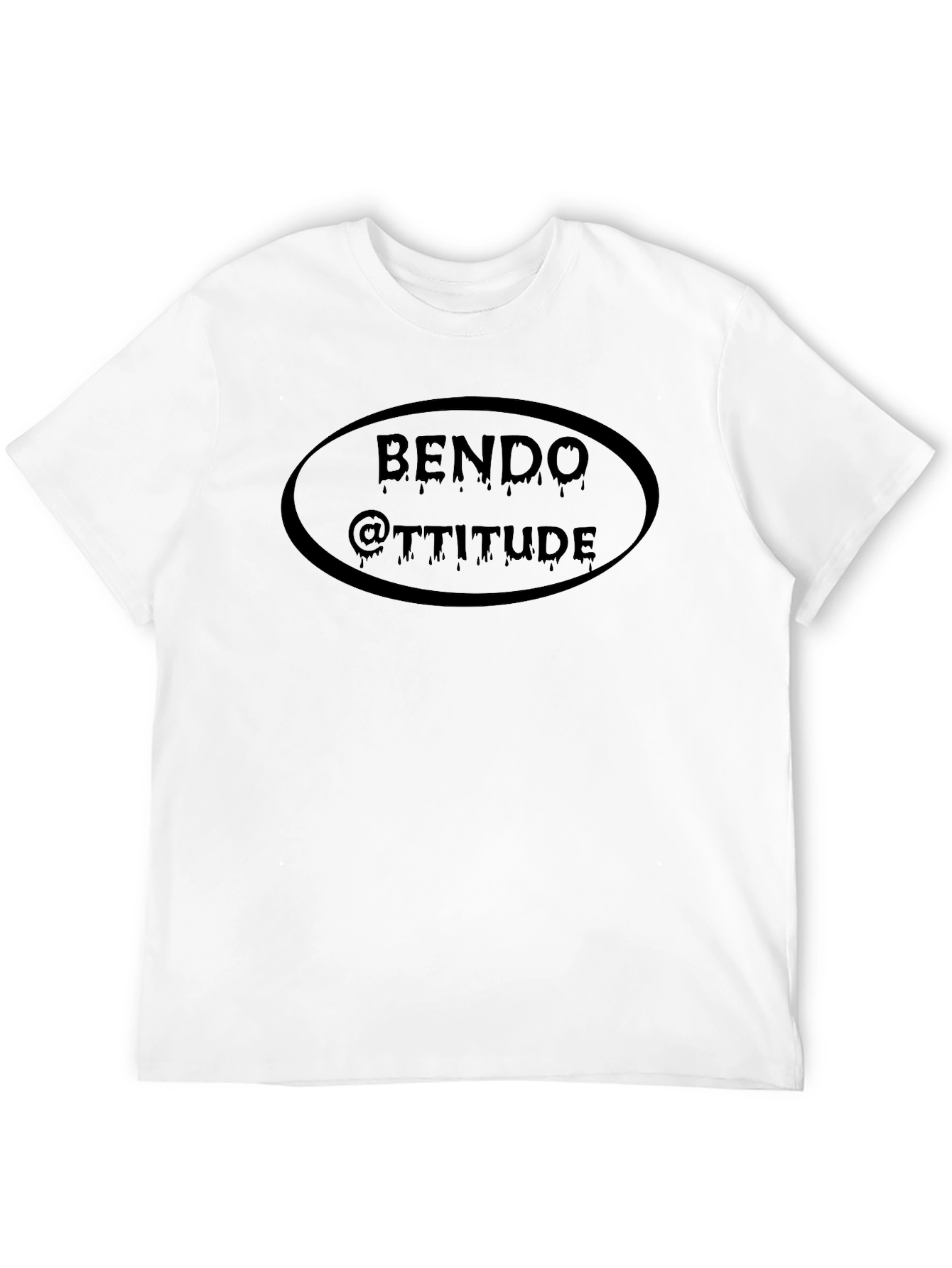 Bendo @ttitude Black Graphic Tee - Stylish Casual Wear