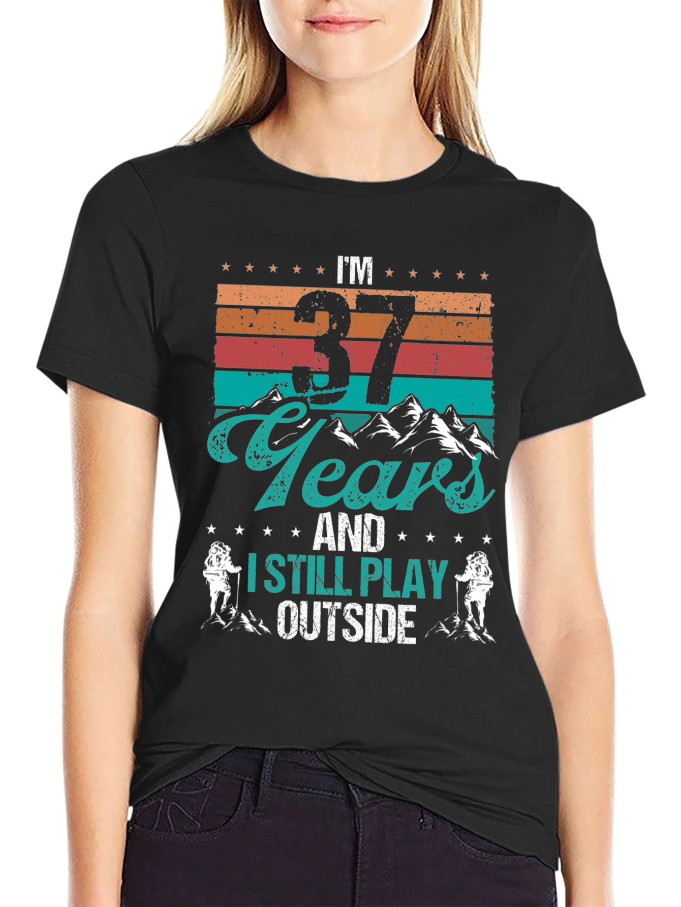 37 Years and Still Play Outside T-Shirt