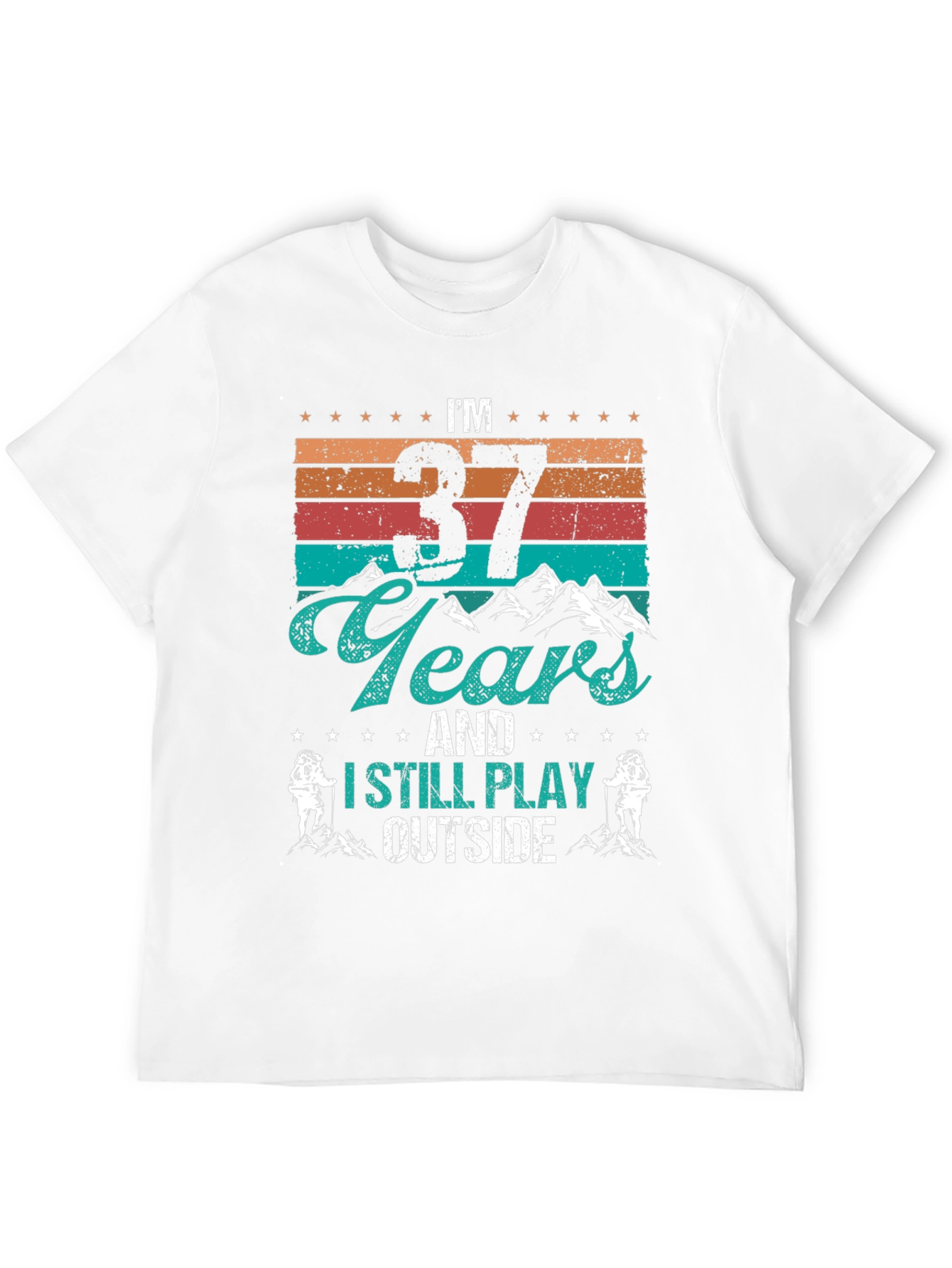 37 Years and Still Play Outside T-Shirt