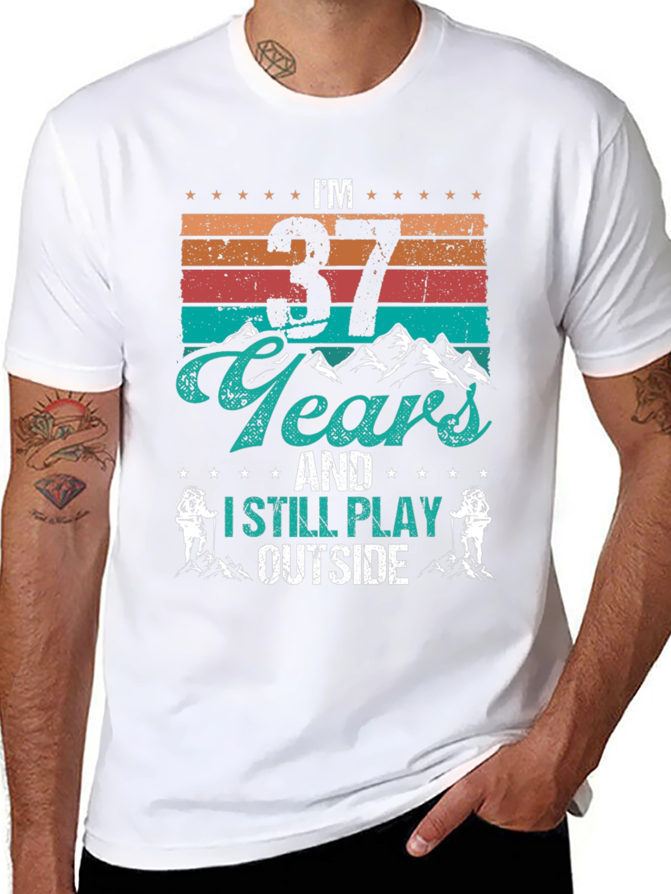37 Years and Still Play Outside T-Shirt