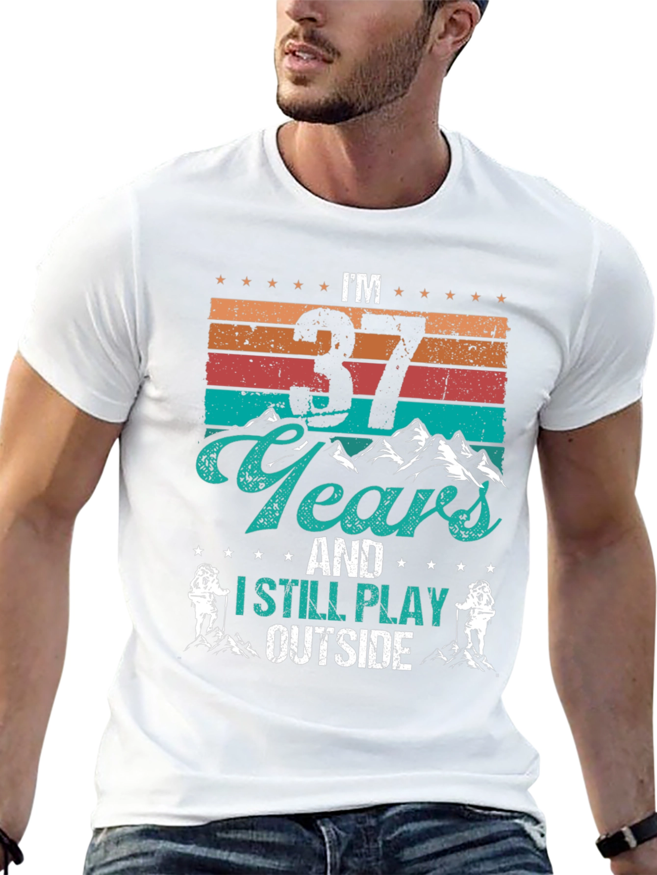 37 Years and Still Play Outside T-Shirt