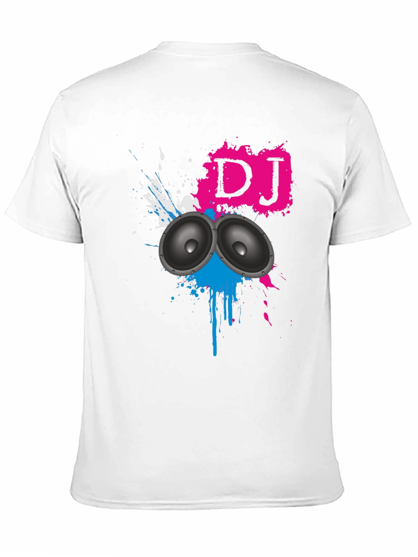 DJ Graphic Black T-Shirt - Music Lover Tee