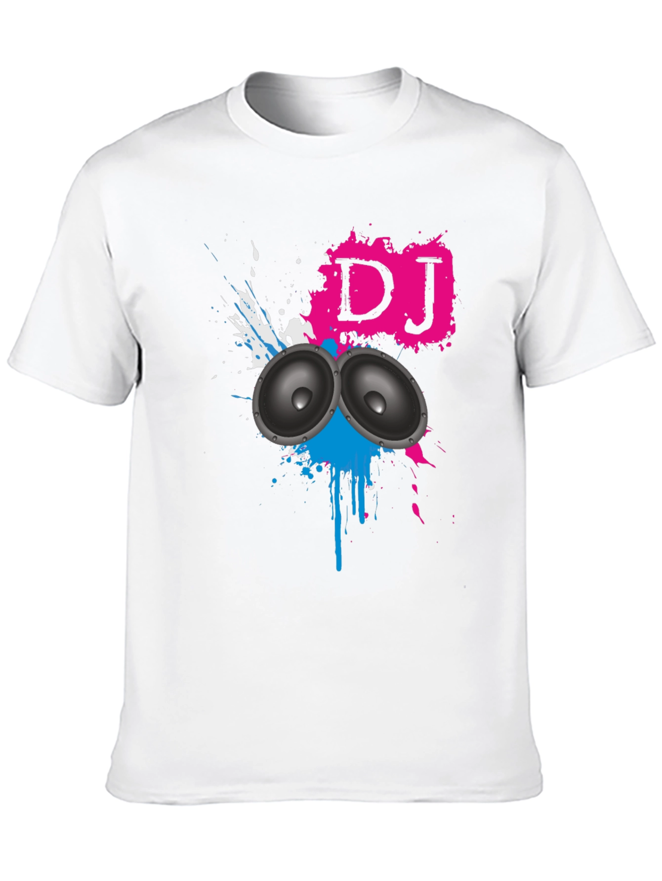 DJ Graphic Black T-Shirt - Music Lover Tee