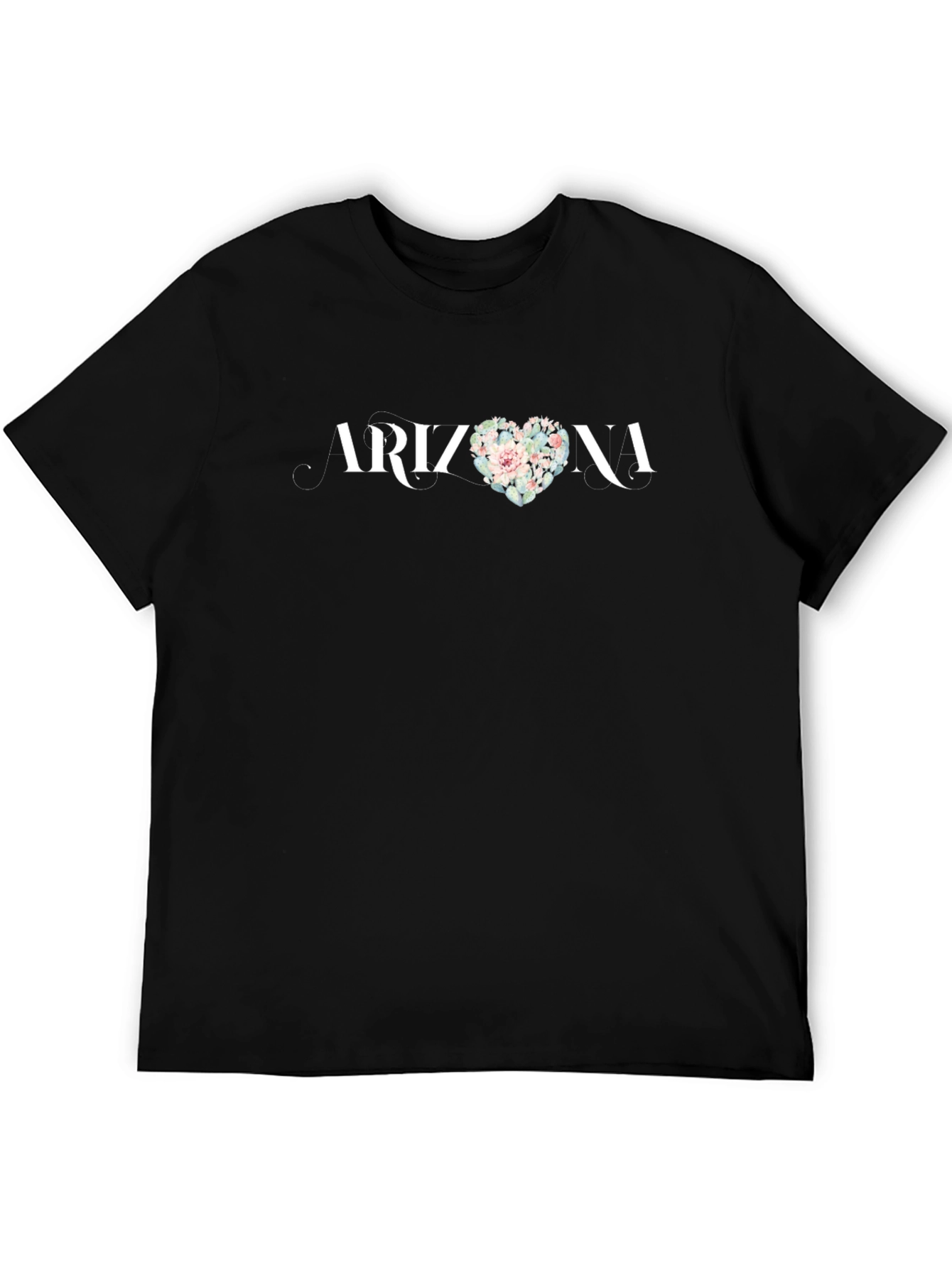 Arizona Heart Floral Graphic T-Shirt