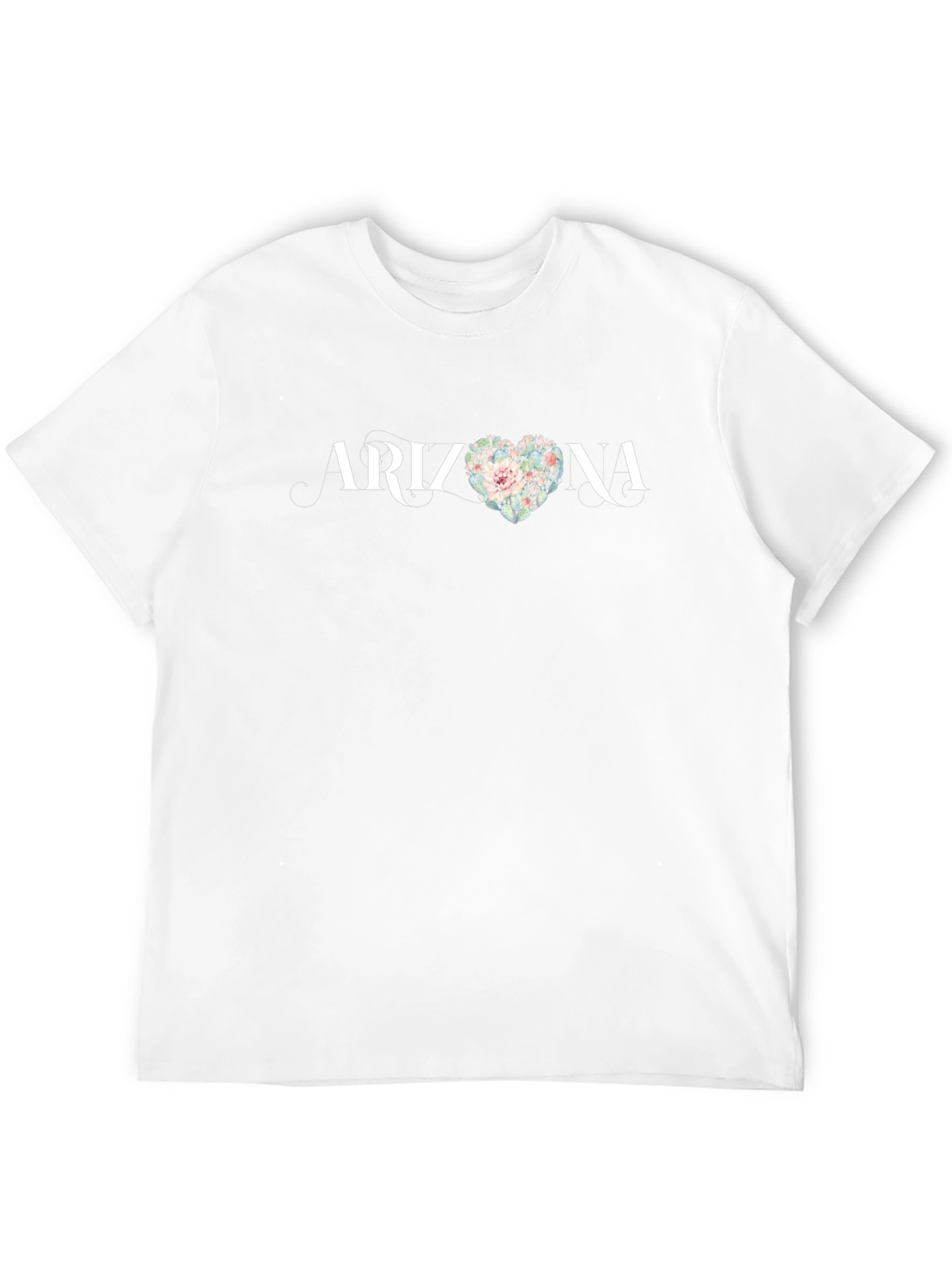 Arizona Heart Floral Graphic T-Shirt
