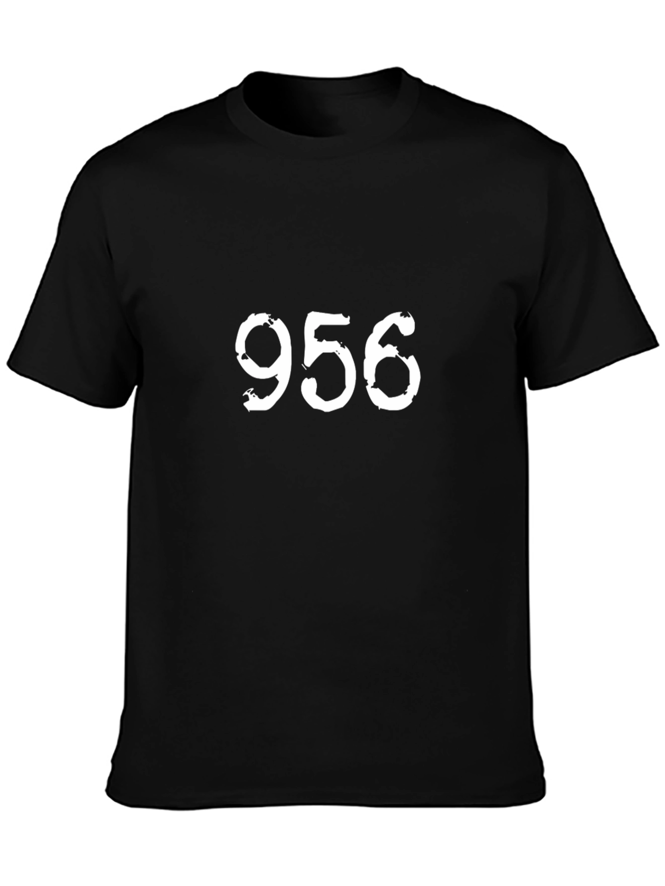 956 Graphic Tee - Bold Number Print Classic Fit
